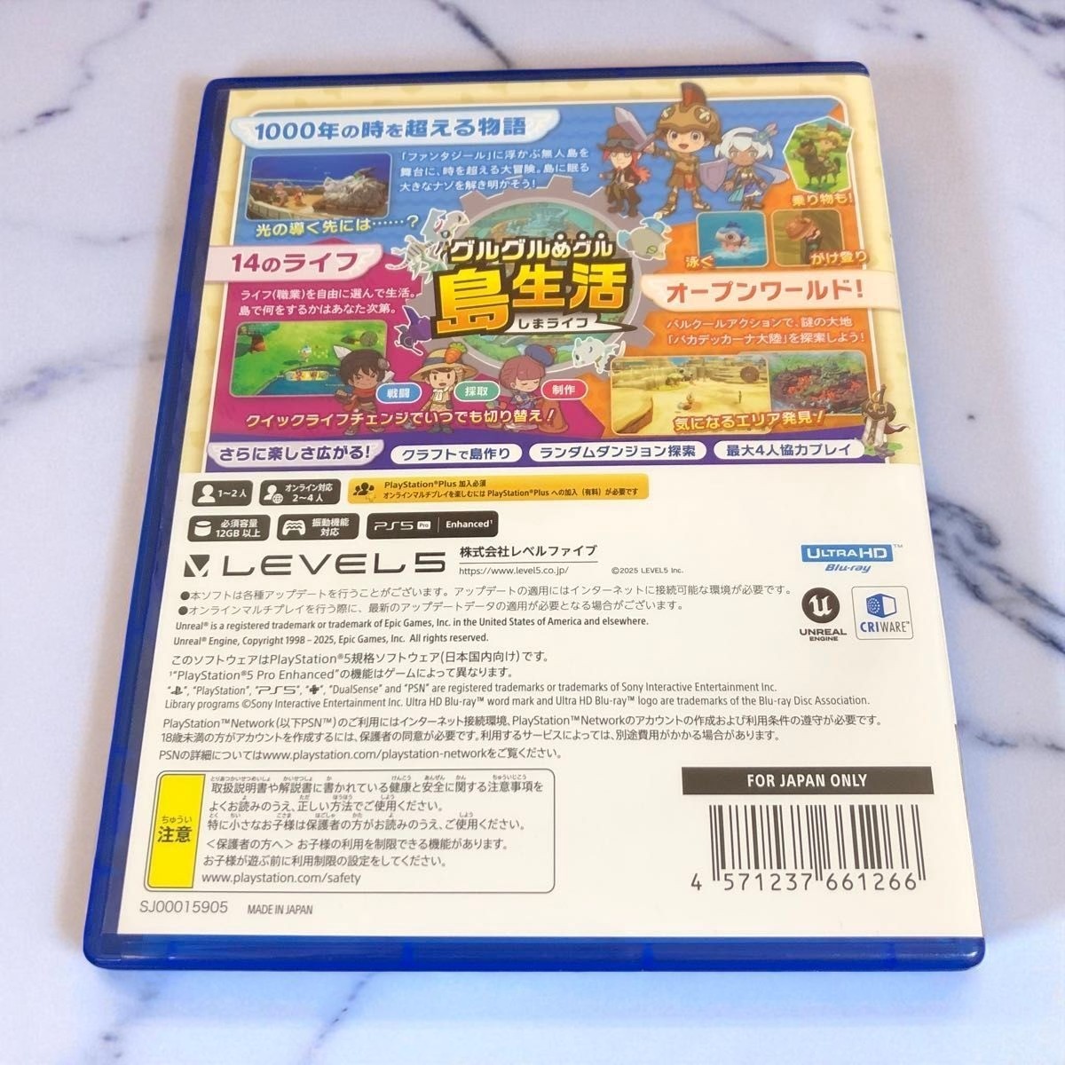 FANTASY LIFE i The Girl Who Steals Time PS5 Used good RPG PlayStation From JAPAN