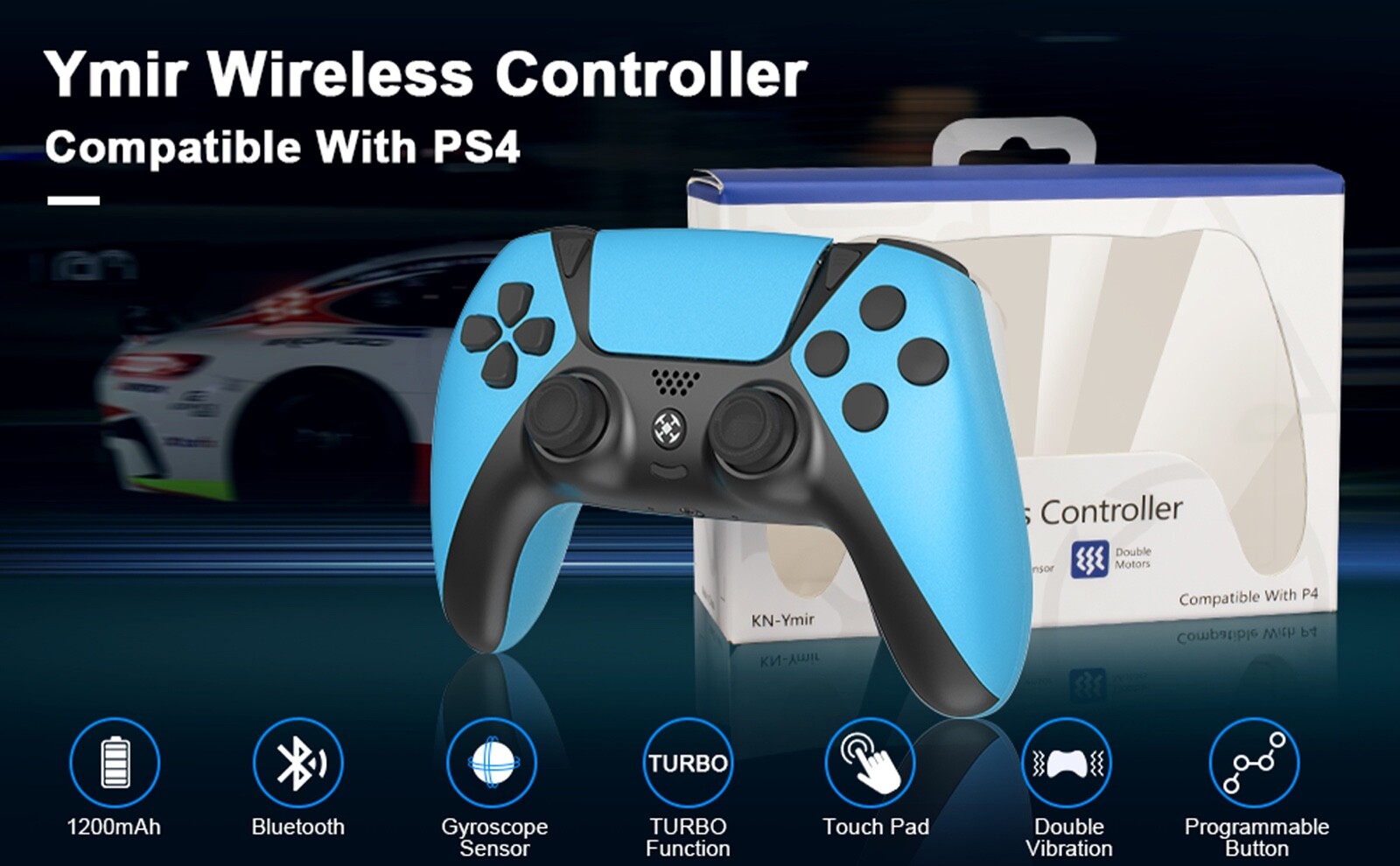 Elite Wireless Controller For Sony PlayStation PS4 Gamepad w/ Turbo Paddle & All