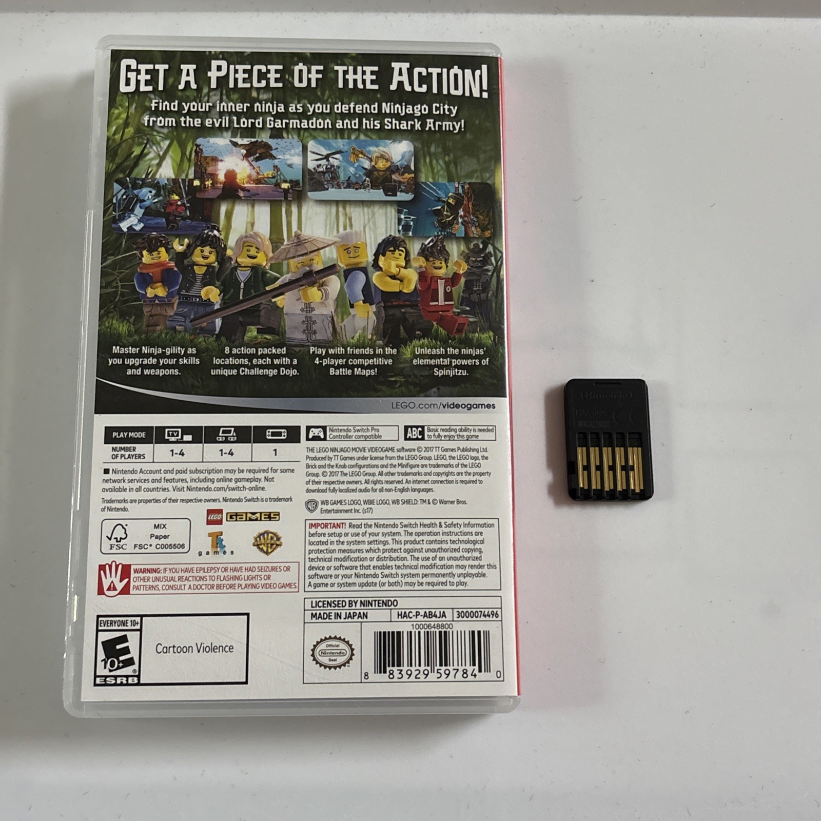 The LEGO Ninjago Movie Videogame (Nintendo Switch, 2017) CIB, Tested & Working