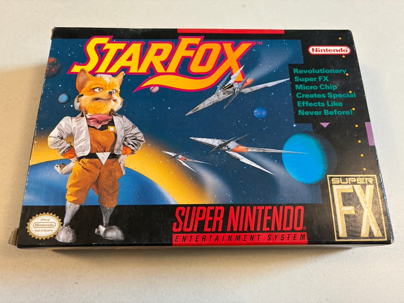 Star Fox (Super Nintendo, 1993) Authentic SNES Complete In Box CIB