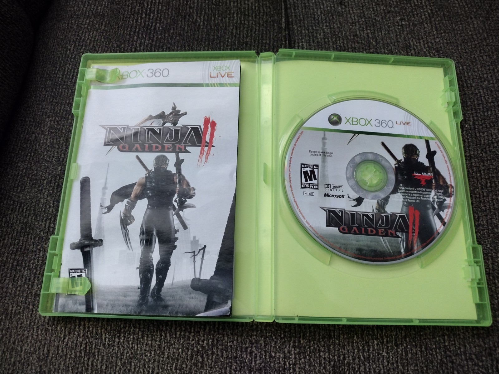Xbox 360 Ninja Gaiden 2 (Microsoft Xbox 360, 2008) CIB Tested