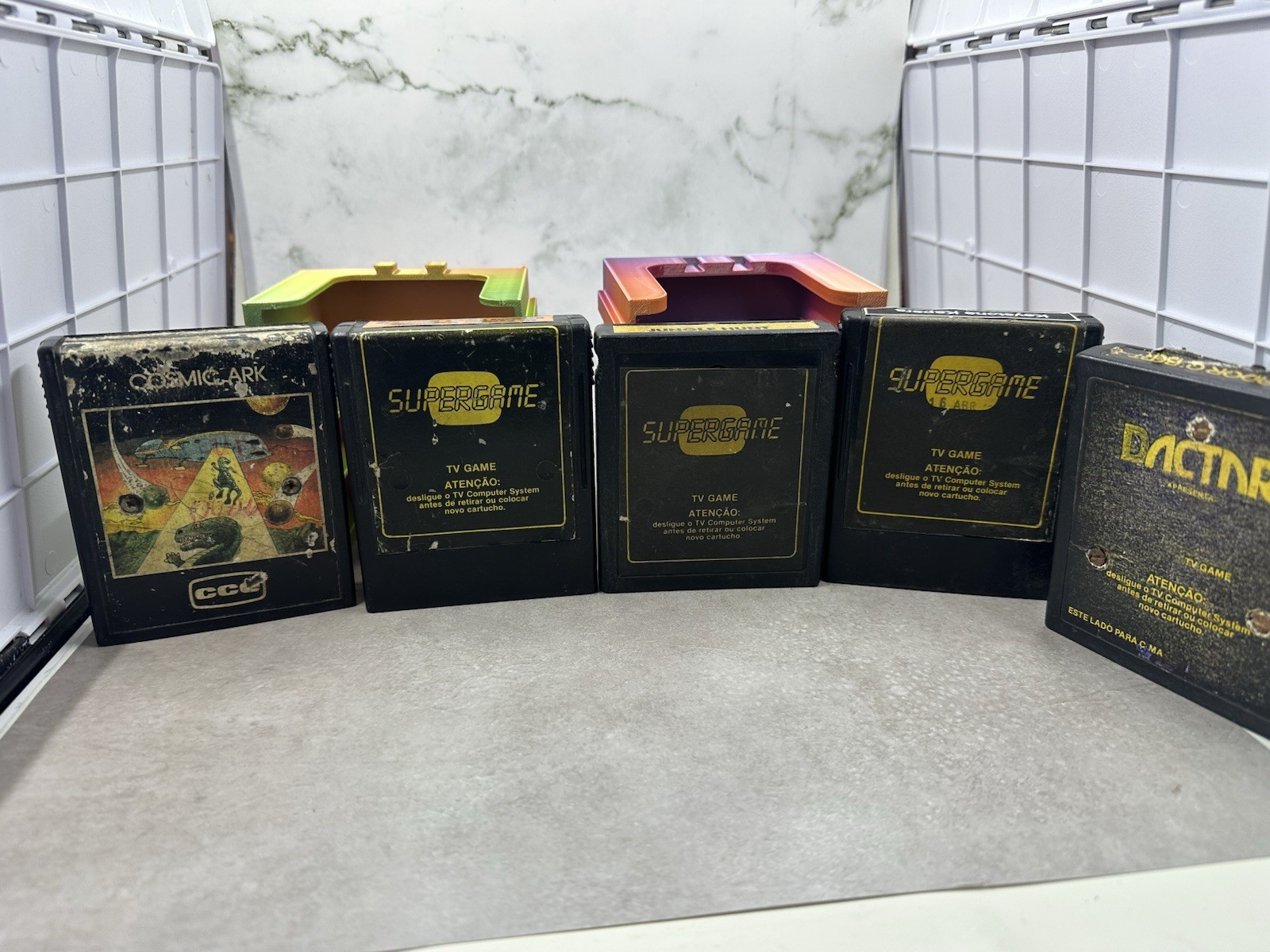 5x supergame dactar cce games atari 2600 brazil south america