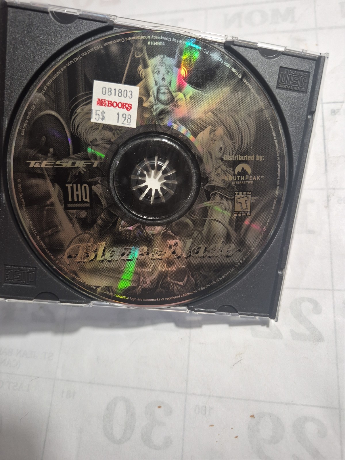Blaze & Blade Eternal Quest – PC CD-ROM THQ RPG 1999