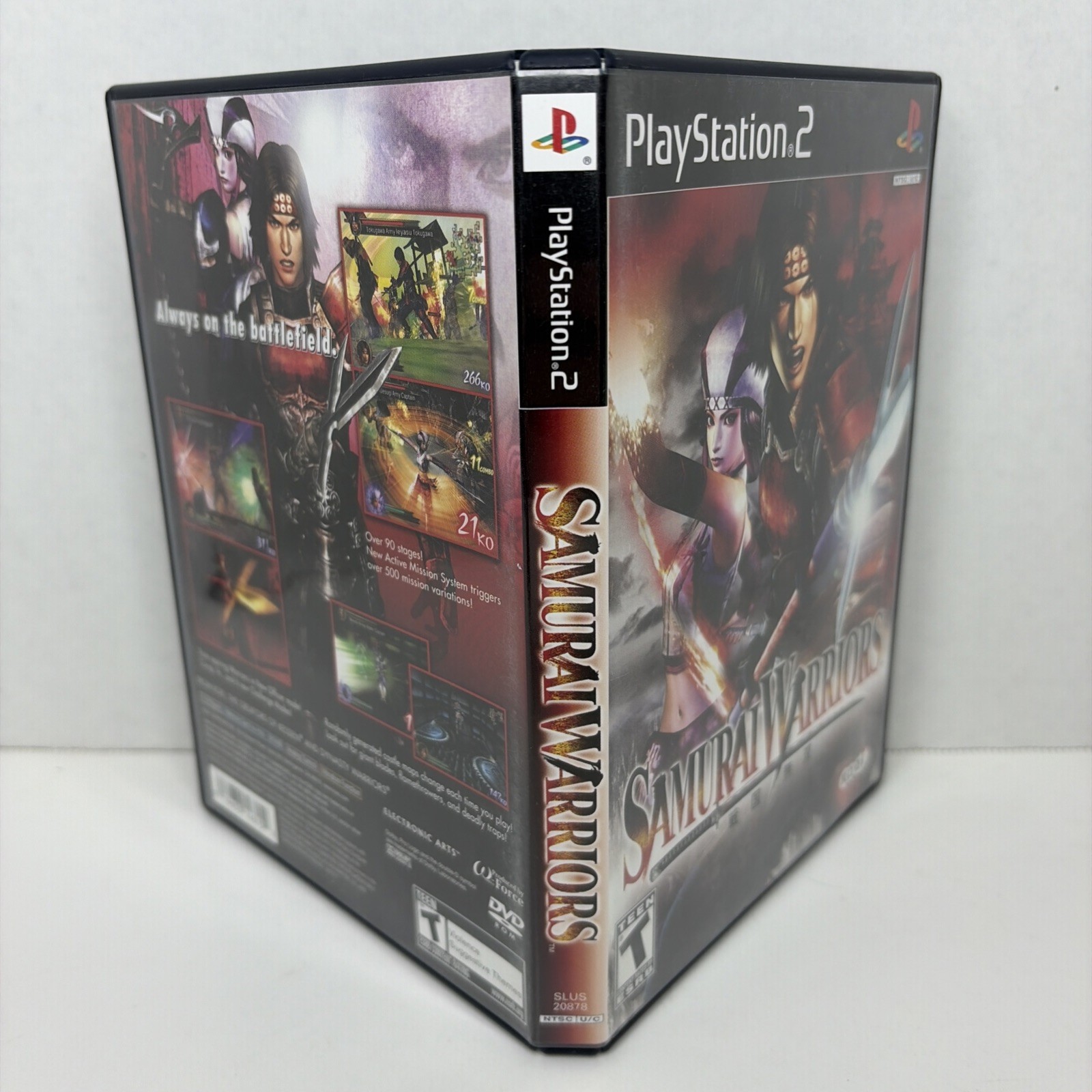 Dynasty Warriors 4 + Samurai Warriors PS2 Lot PlayStation 2 Complete CIB TESTED