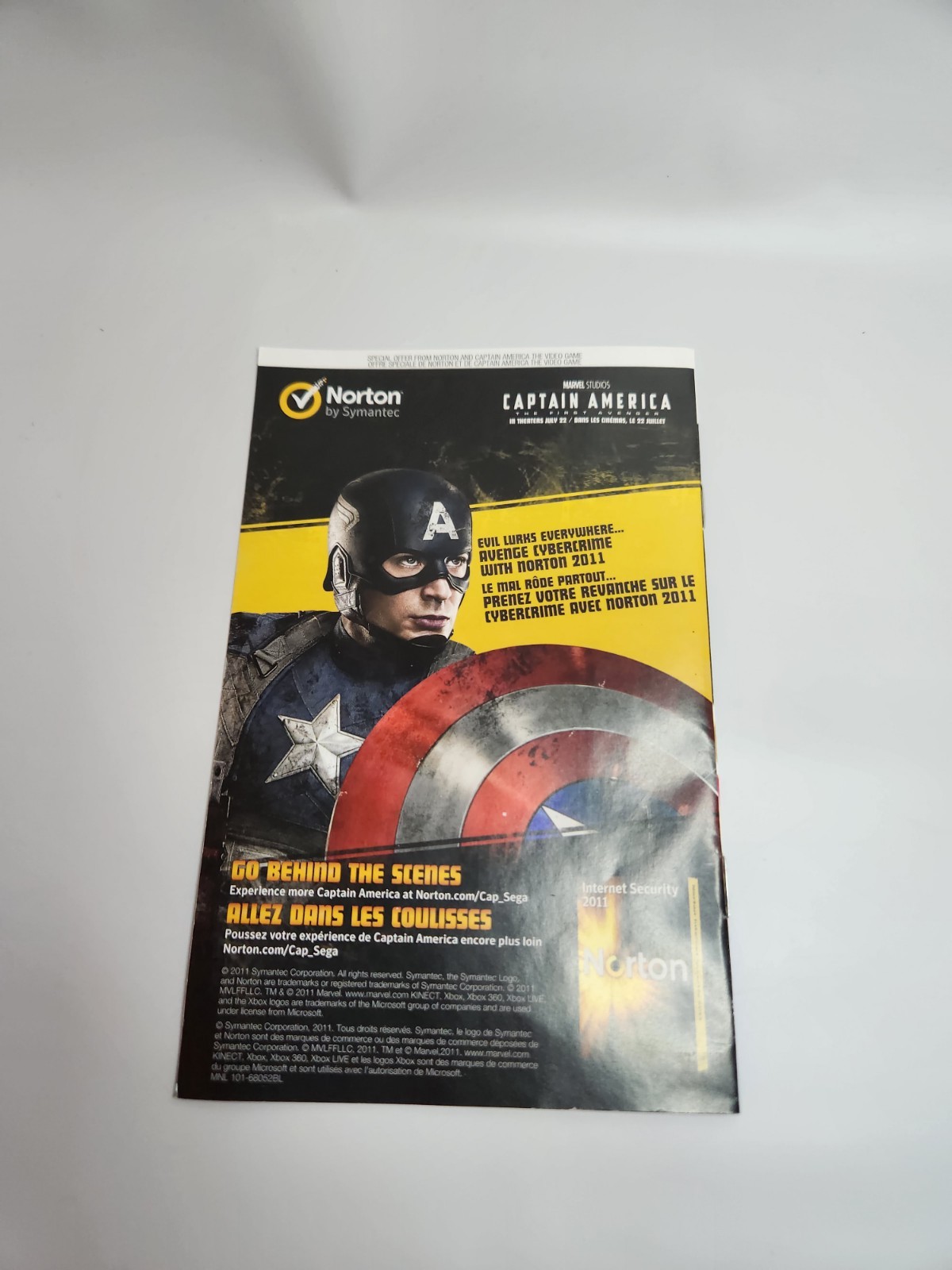 Captain America: Super Soldier – Microsoft Xbox 360 – Complete In Box CIB – Read