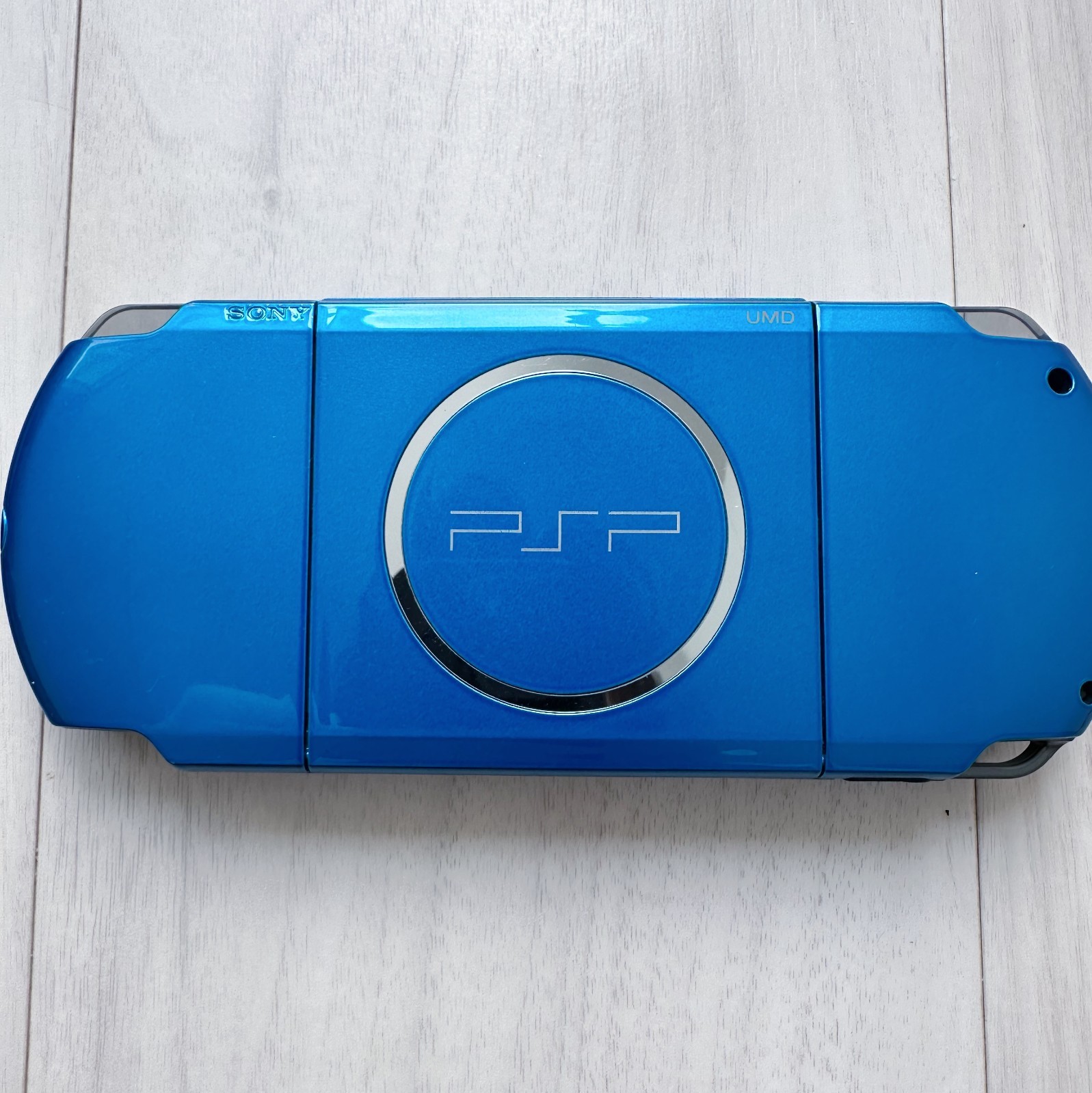 Sony PSP-3000 VIBRANT BLUE console w/ Battery Working