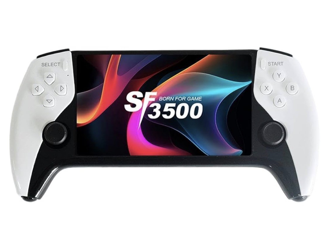 SF3500 Retro Handheld Gaming System 5 Inch Screen Game Player Dual Core NEW