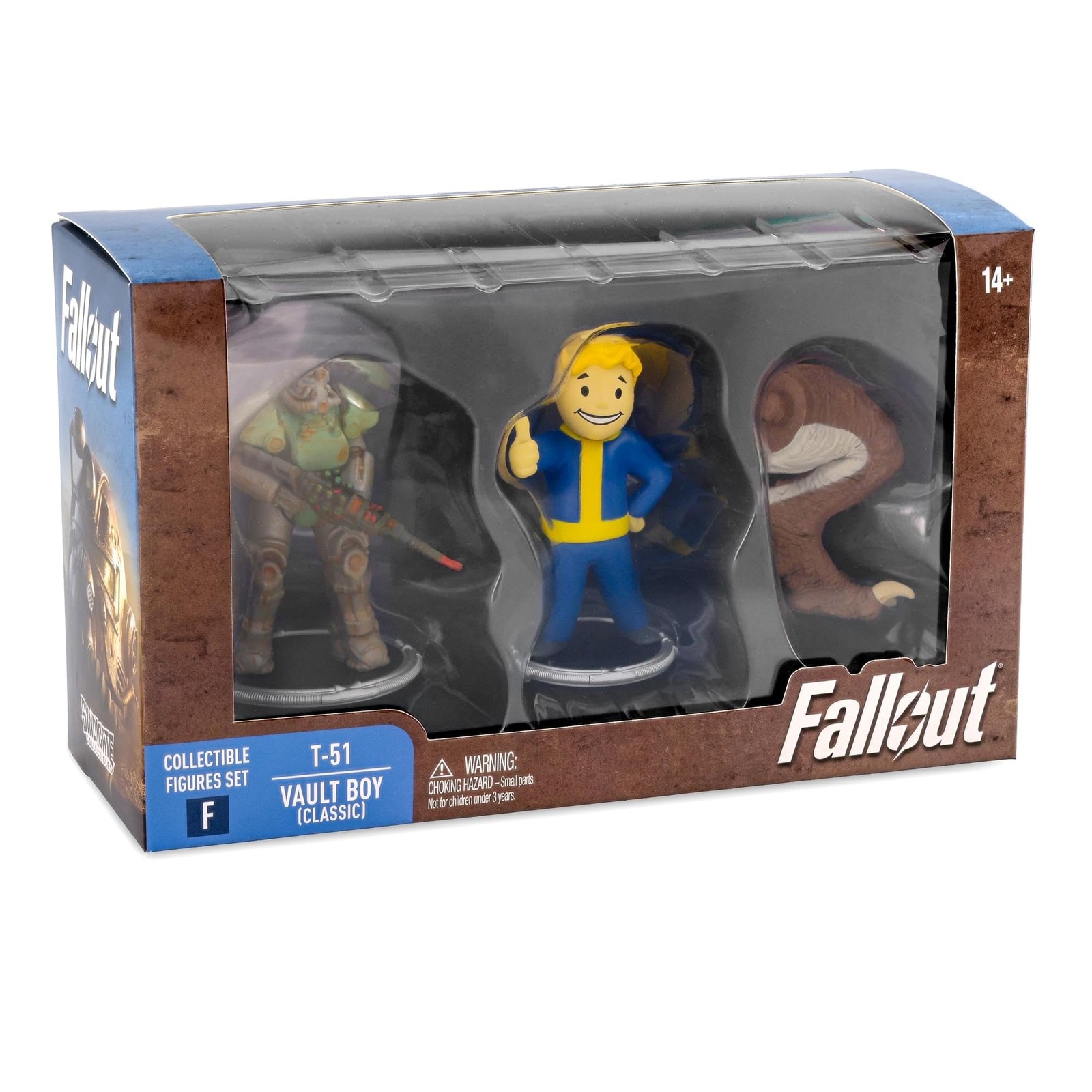 Toynk Fallout T-51 Power Armor and Vault Boy (Classic) 3-Inch Mini Figure Set…