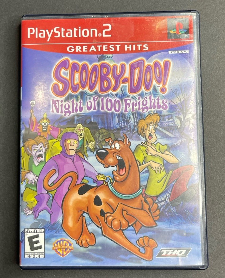 Scooby-Doo! Night of 100 frights CASE ONLY! Greatest hits Sony PlayStation 2
