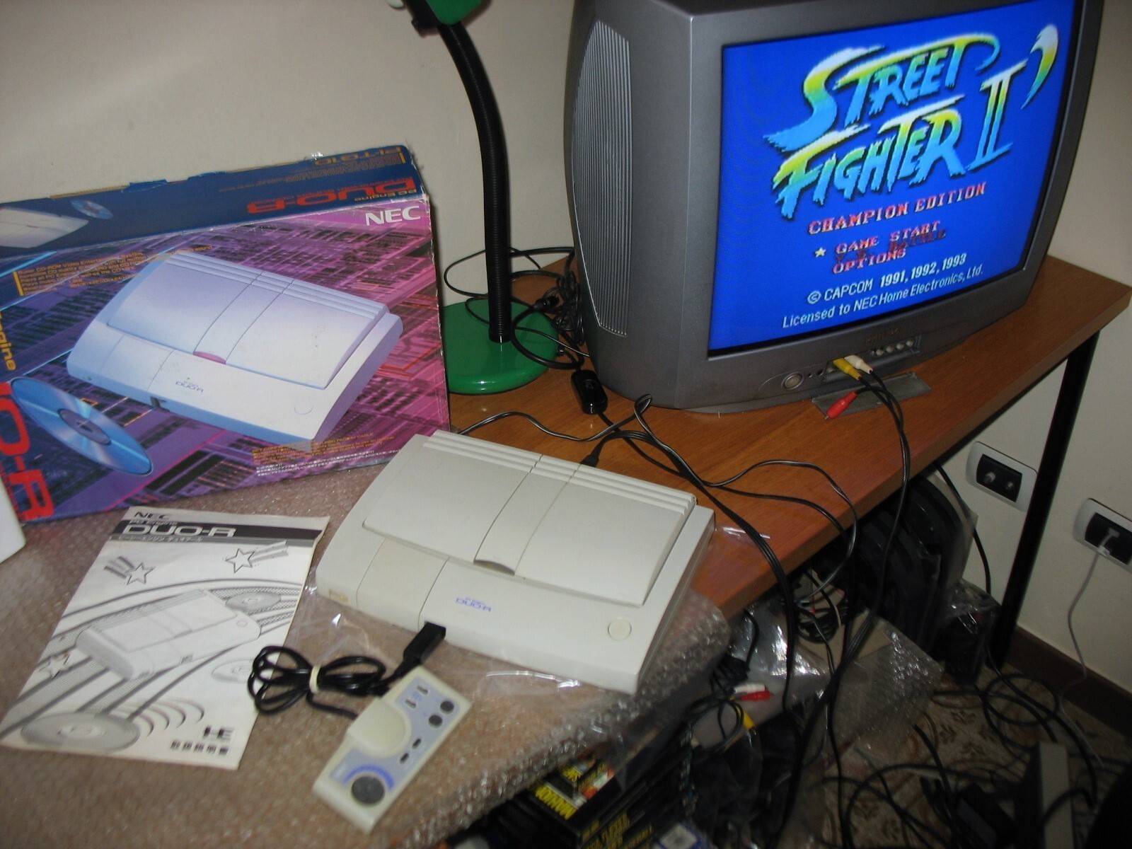 BOXED NEC PC ENGINE DUO R SUPER CD ROM CONSOLE JAP IMPORT!