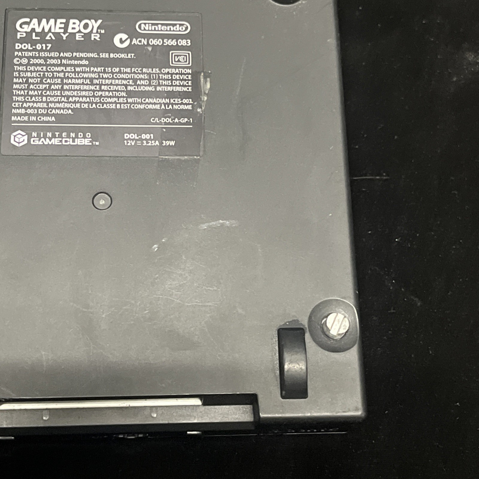 Game Boy Player DOL-017 Nintendo GameCube DOL-001