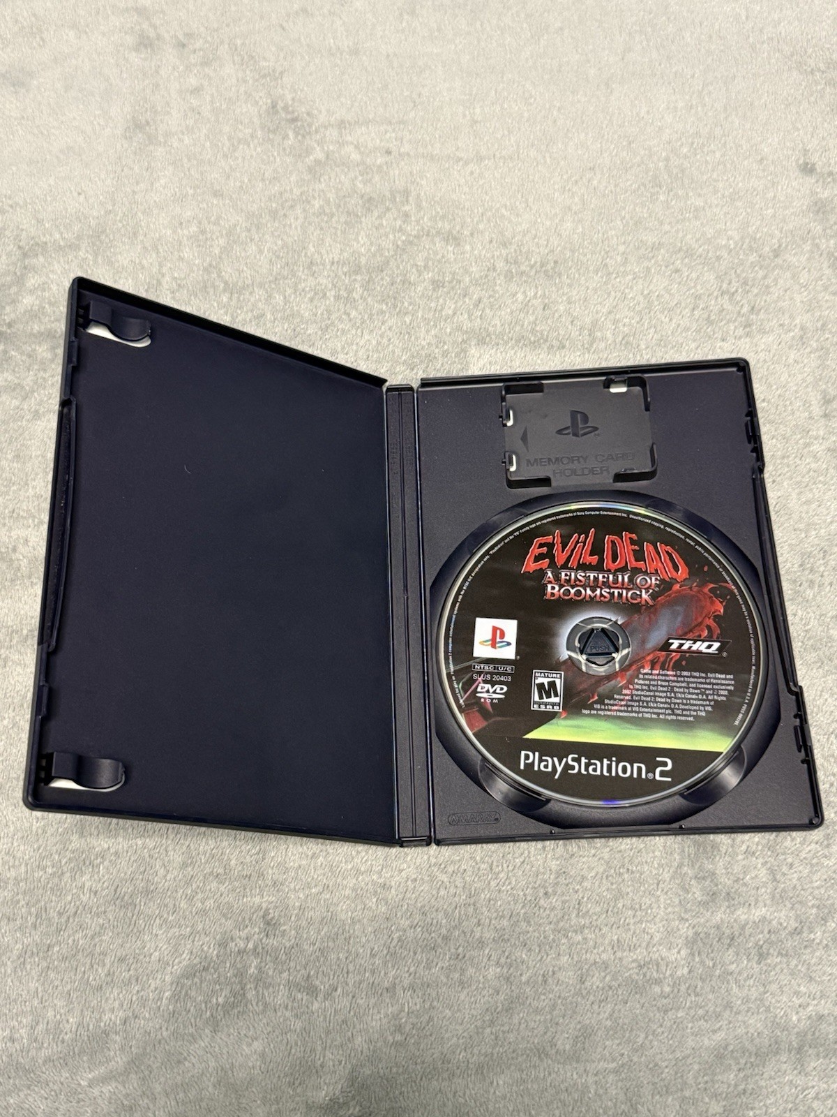 Evil Dead: A Fistful of Boomstick (Sony PlayStation 2, 2003) Rare No Manual