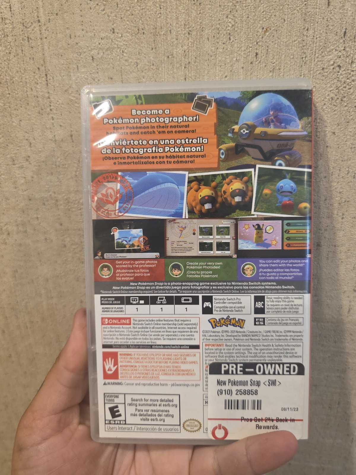 Pokémon Snap Nintendo Switch E-Everyone Action Adventure Pokémon Online 2021
