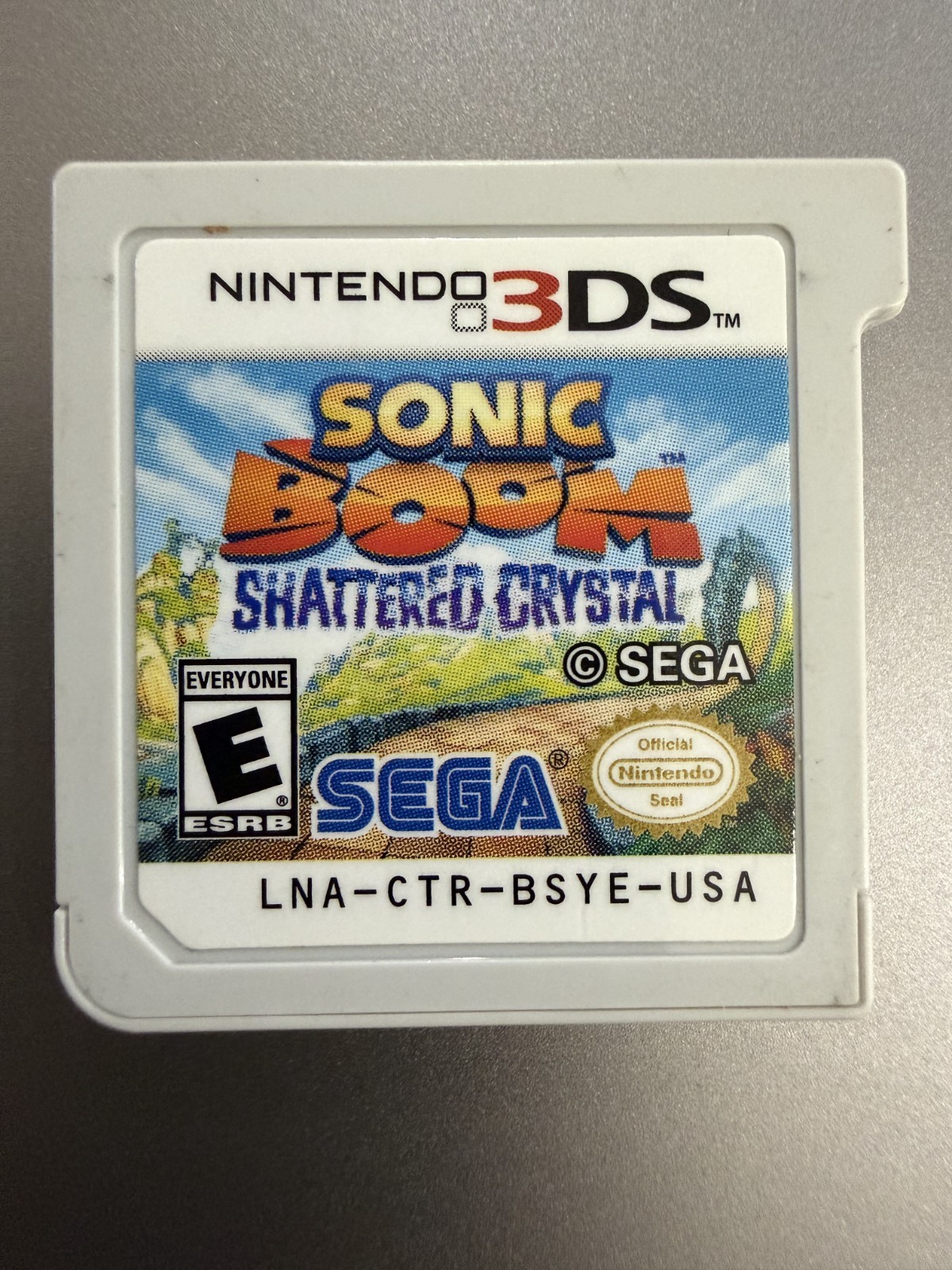 Sonic Boom Shattered Crystal 3DS Nintendo Game- TESTED AND WORKING