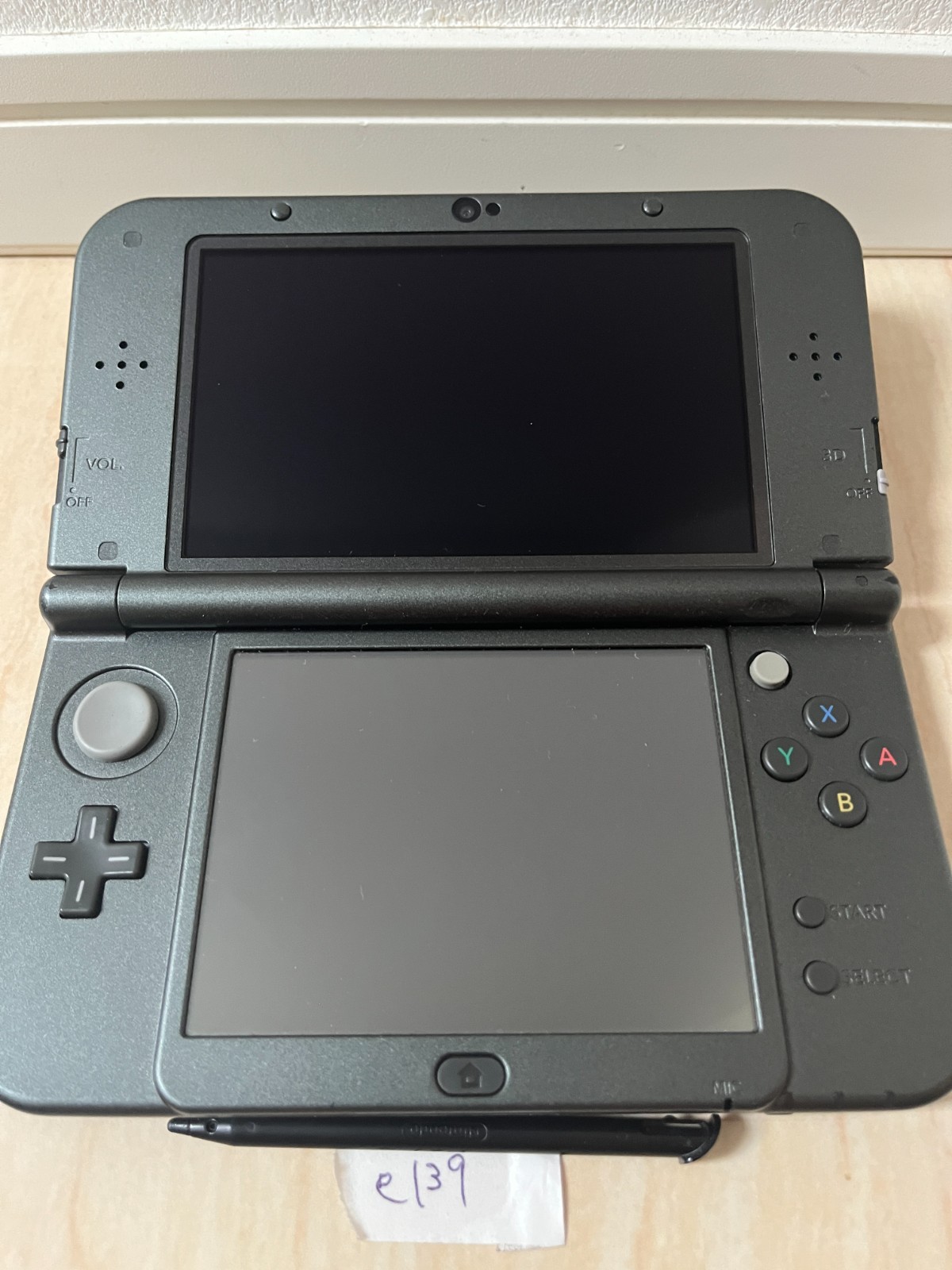 Dual IPS New Nintendo 3DS LL XL Metalic Black Console Tested Excellent e139