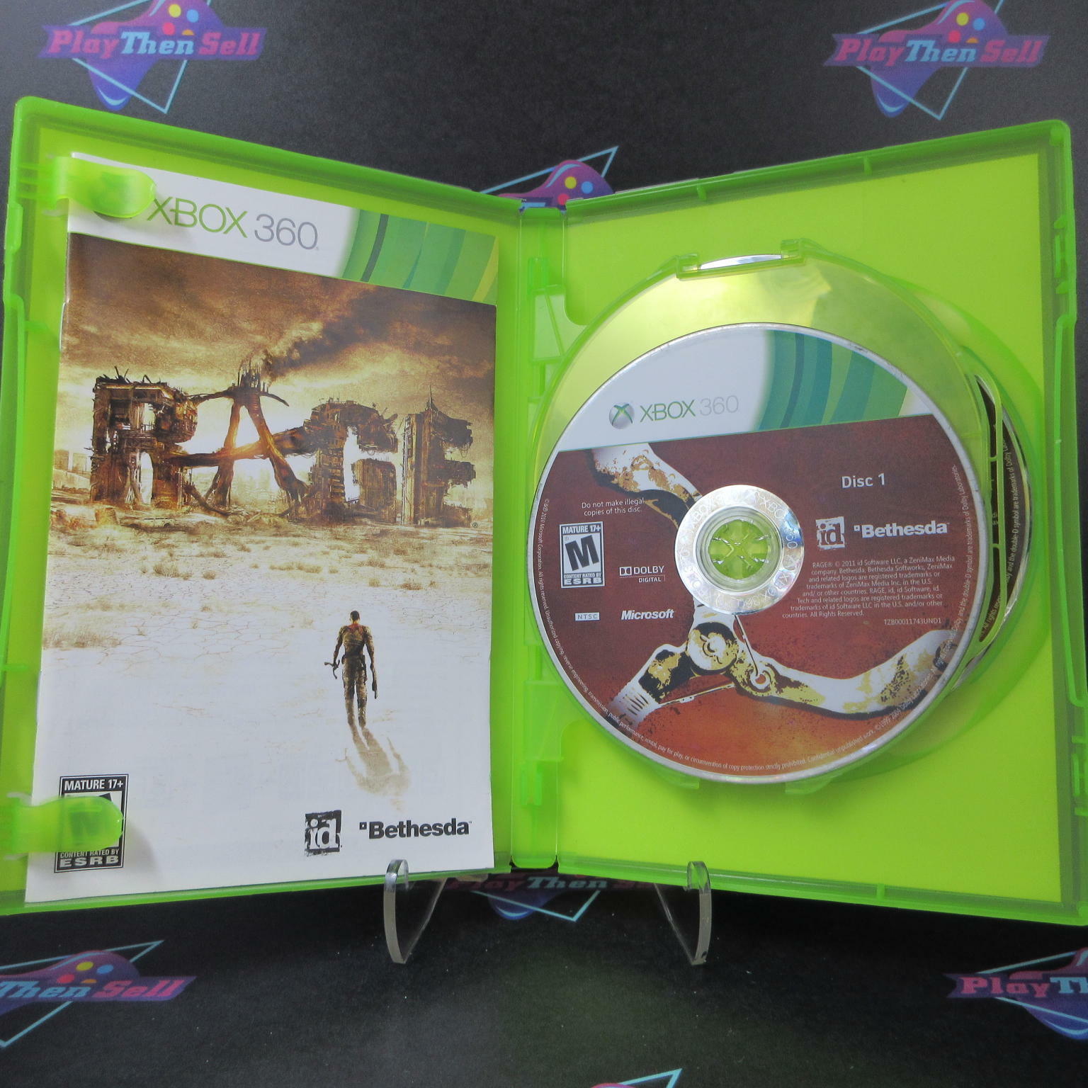 Refurbished Rage Anarchy Edition Xbox 360 + Sleeve Complete – Excellent Cond