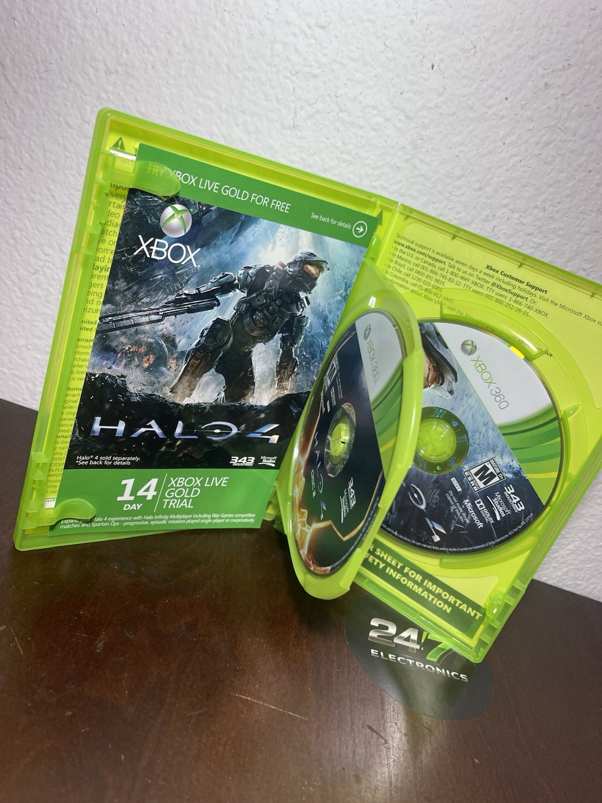 Microsoft Halo 4 Xbox 360 Complete w/ Disc & Case Multiplayer M GUARANTEED