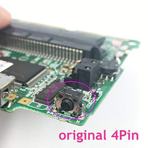 2 x L R Shoulder Trigger Buttons Switch 4Pin Left Right Button Part for GBA S…