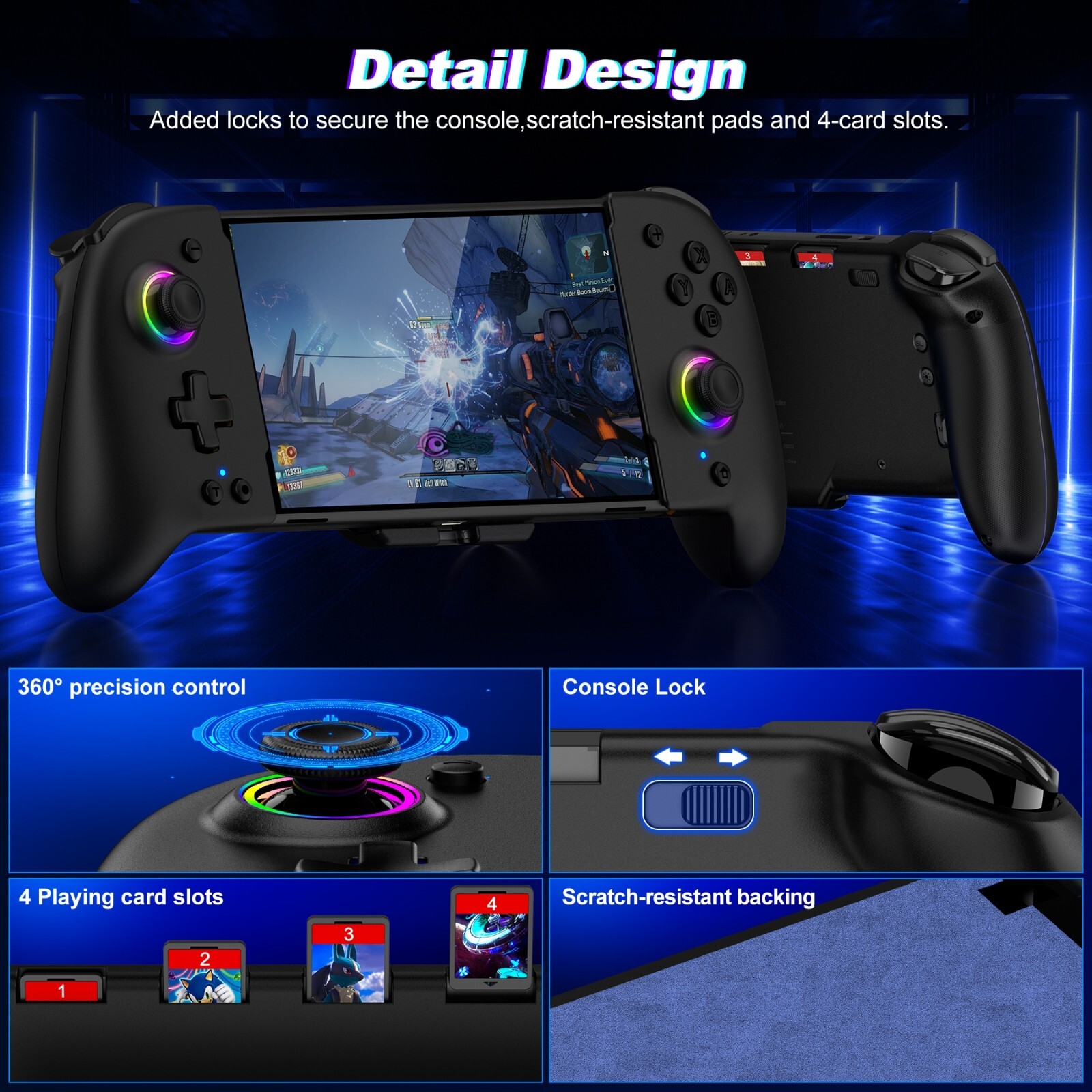 Wireless Switch Pro Controller,Handheld Controller For Nintendo Switch/OLED