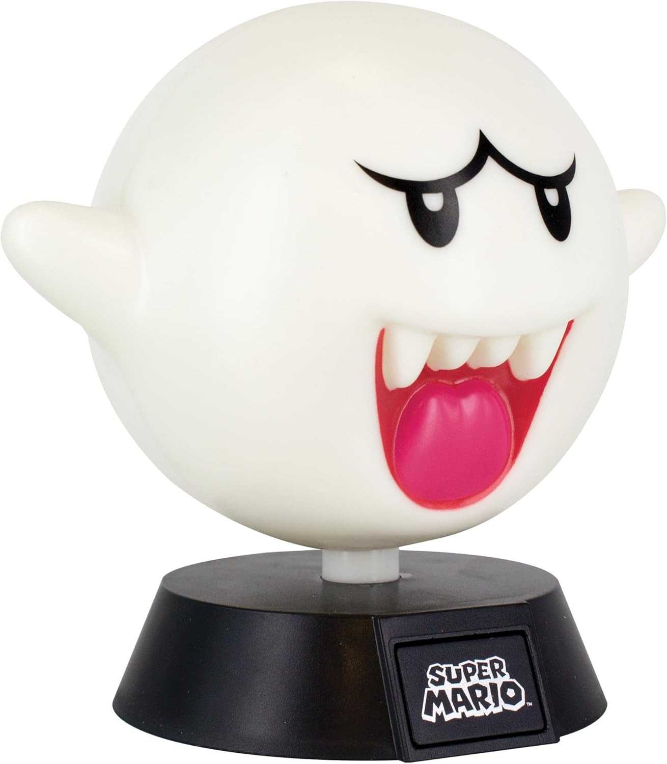 Super Mario Icons Boo Light – 10Cm LED Character Light, Battery Powered, Officia