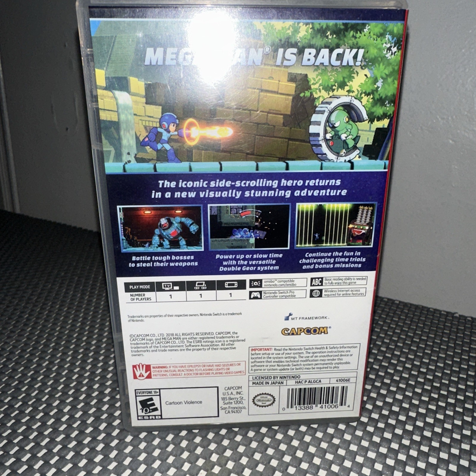 Mega Man 11 Nintendo Switch Game Tested And Working 2018