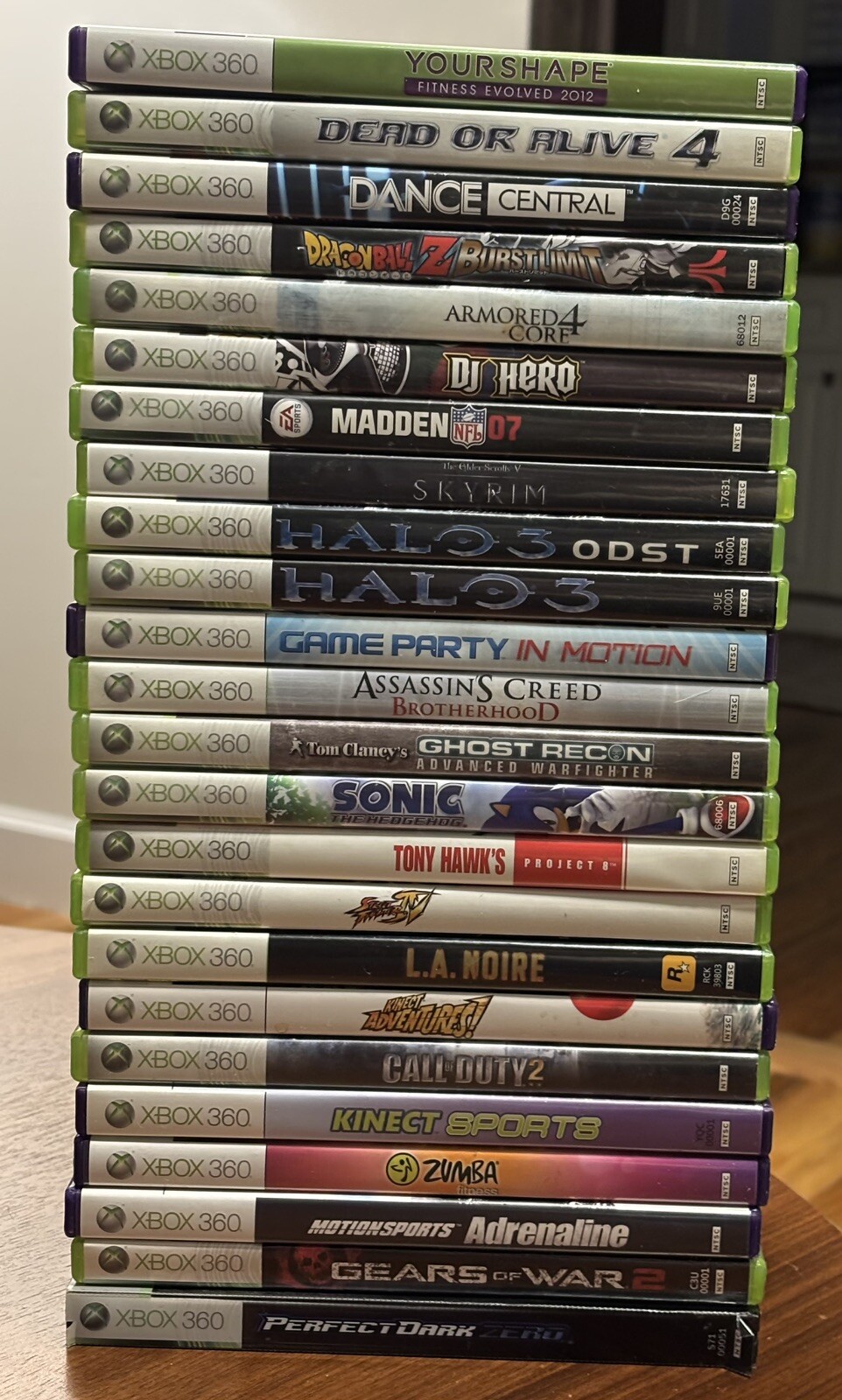24 Popular Microsoft XBOX 360 Games