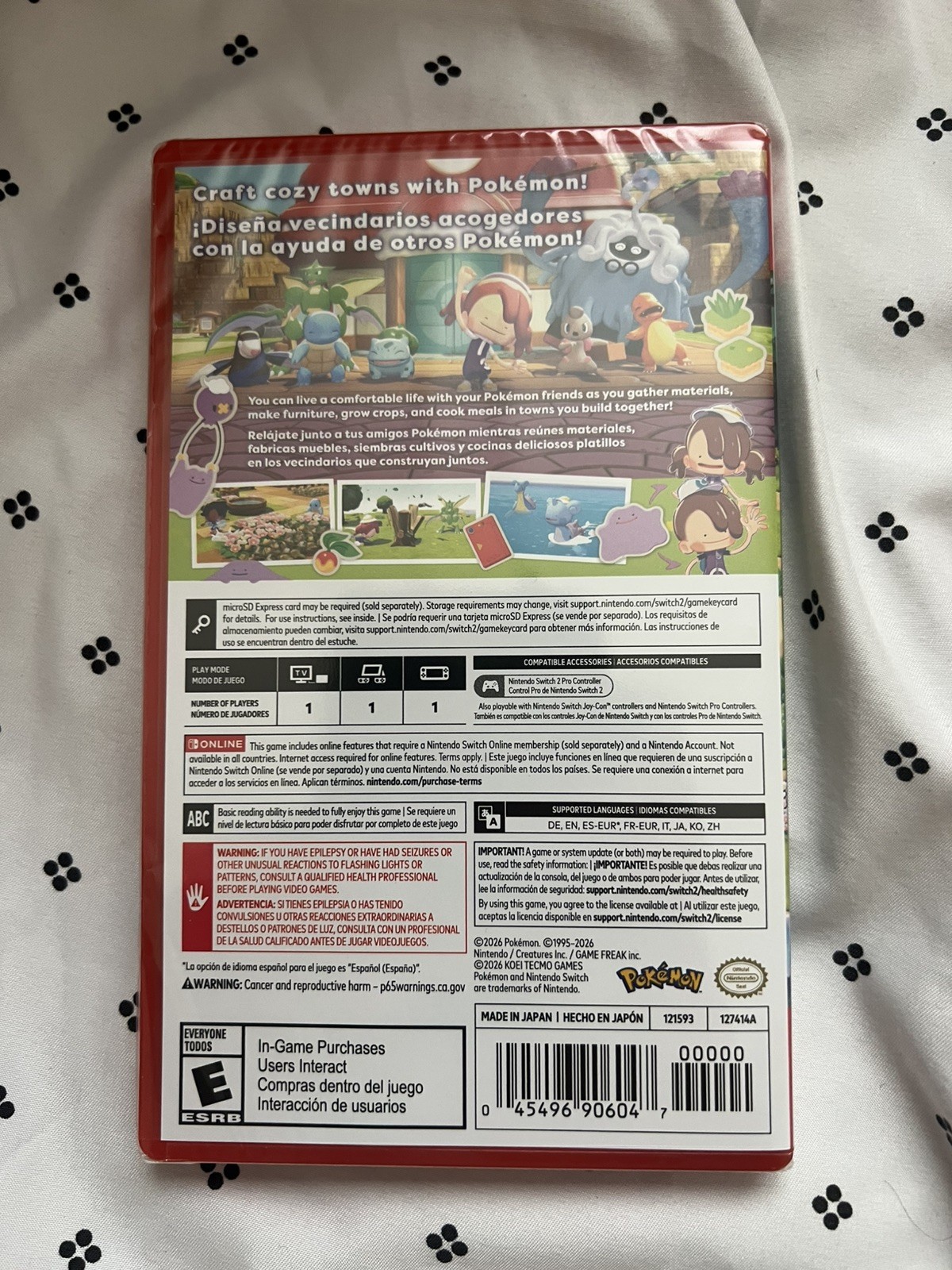 Pokemon Pokopia – Nintendo Switch 2 – Brand New & Factory Sealed