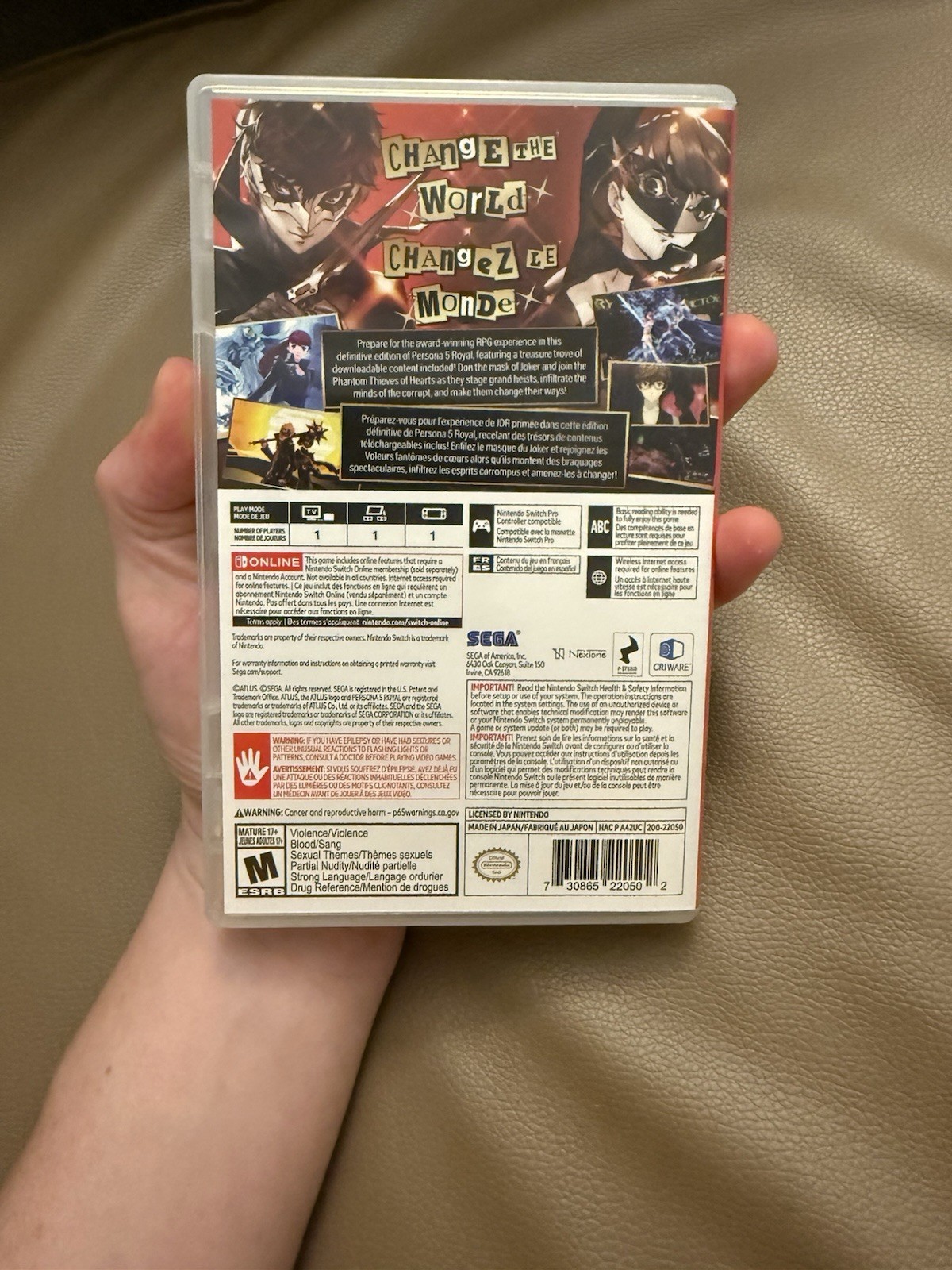 Persona 5 Royal – Nintendo Switch CIB Very Good