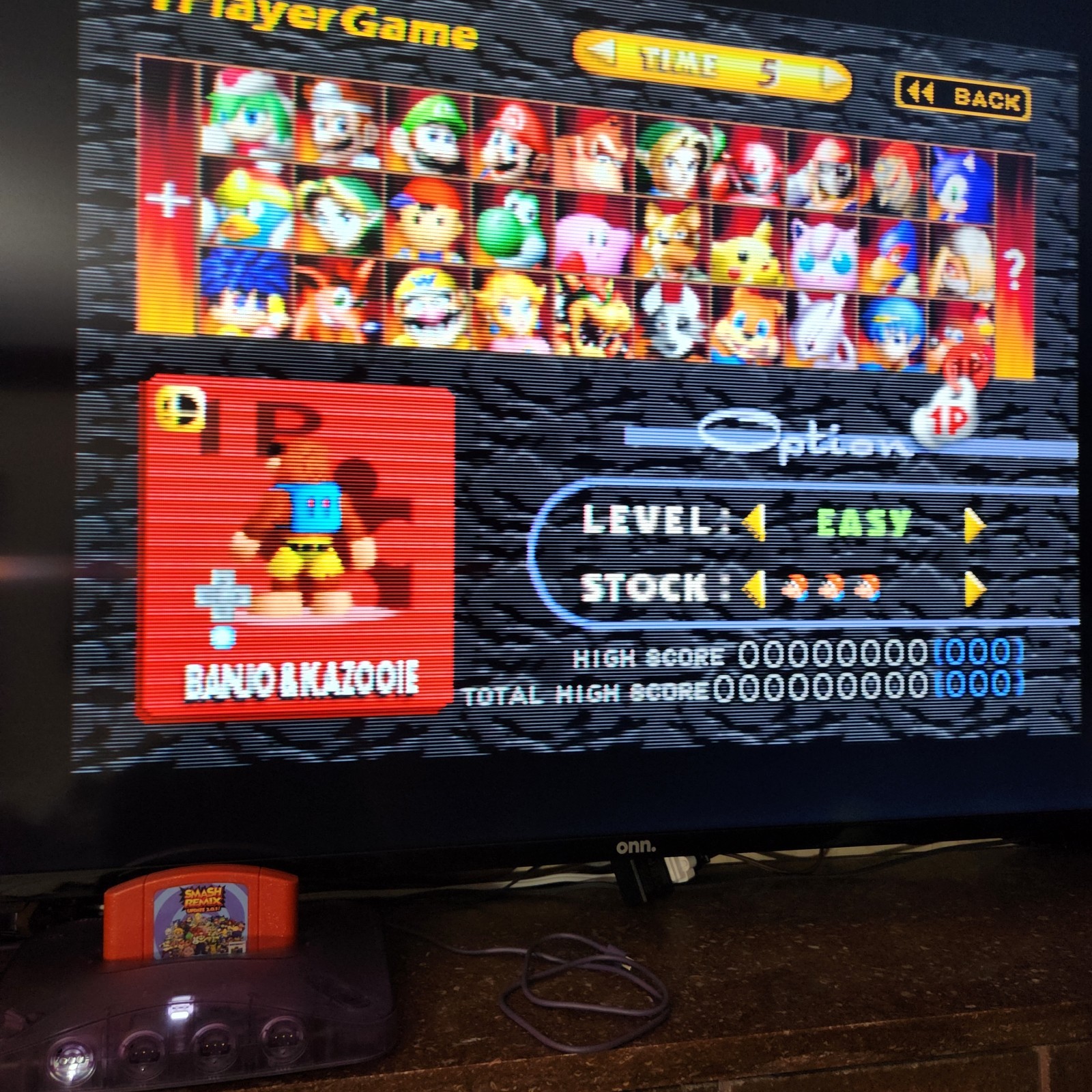 Smash Remix v2.0.1 – Nintendo 64 – Red Cart, Tested & Working