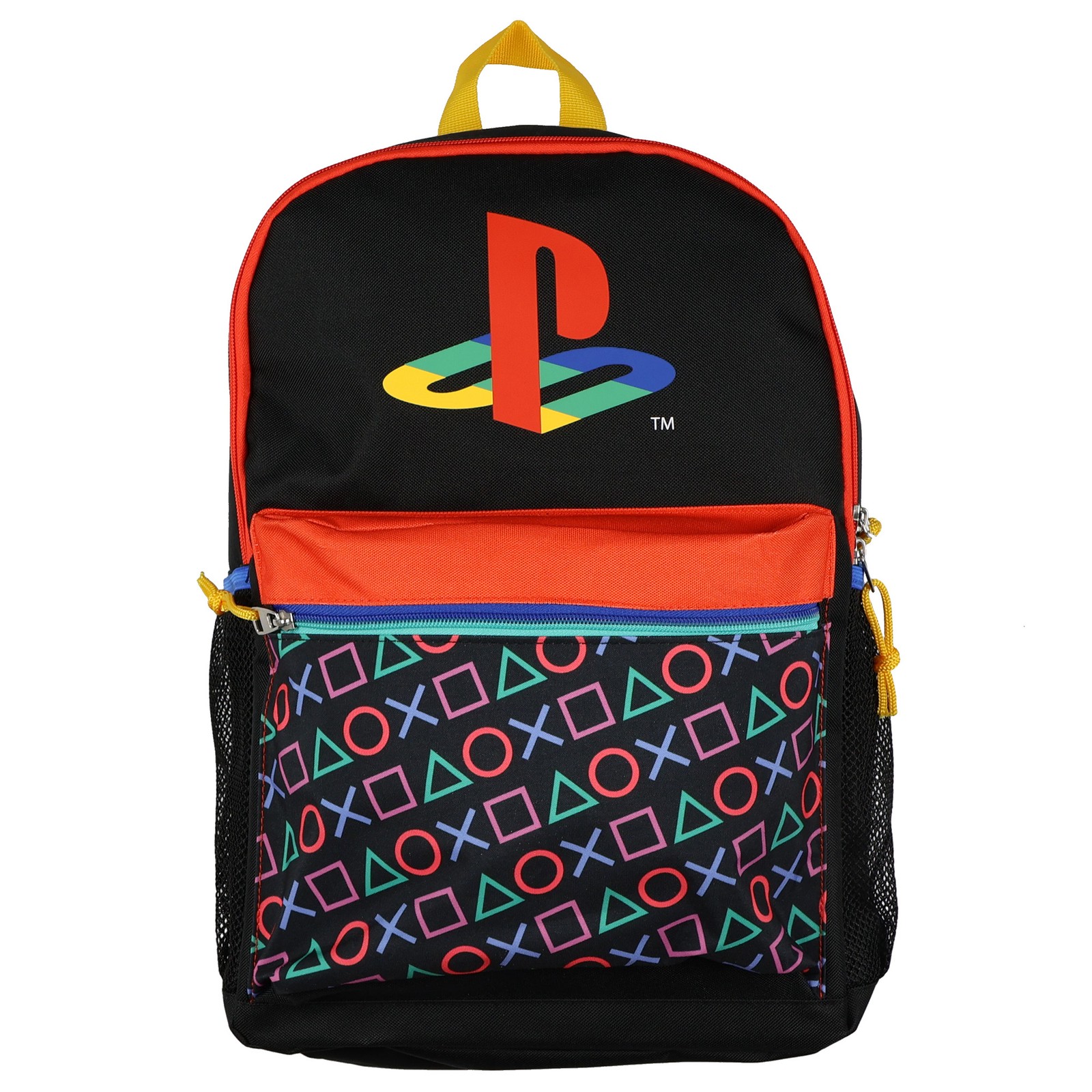 PlayStation Backpack 18″ Classic PS Logo & Controller Symbols Print Book Bag
