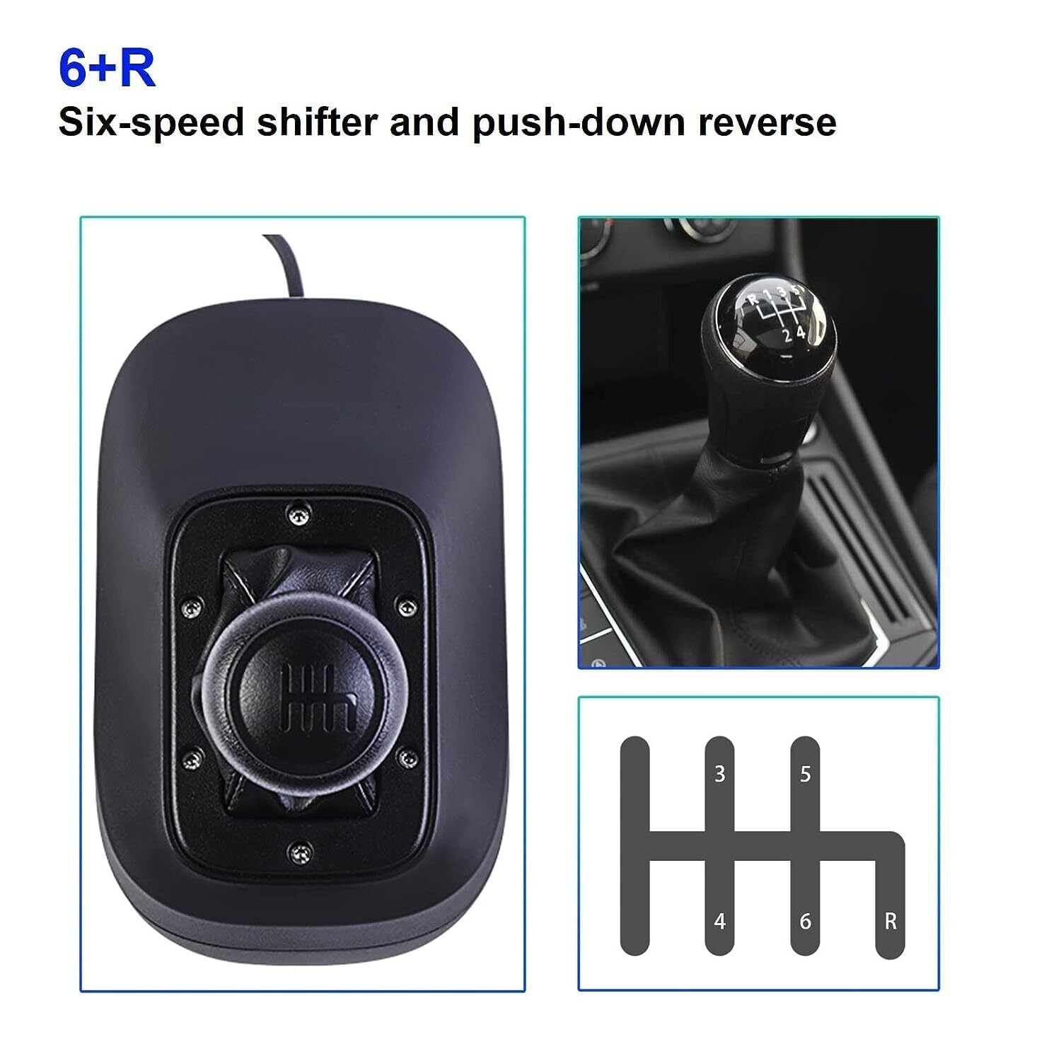 PC USB Simulator Gear Shifter with Reverse Racing Games For G29 G27 G25 G920