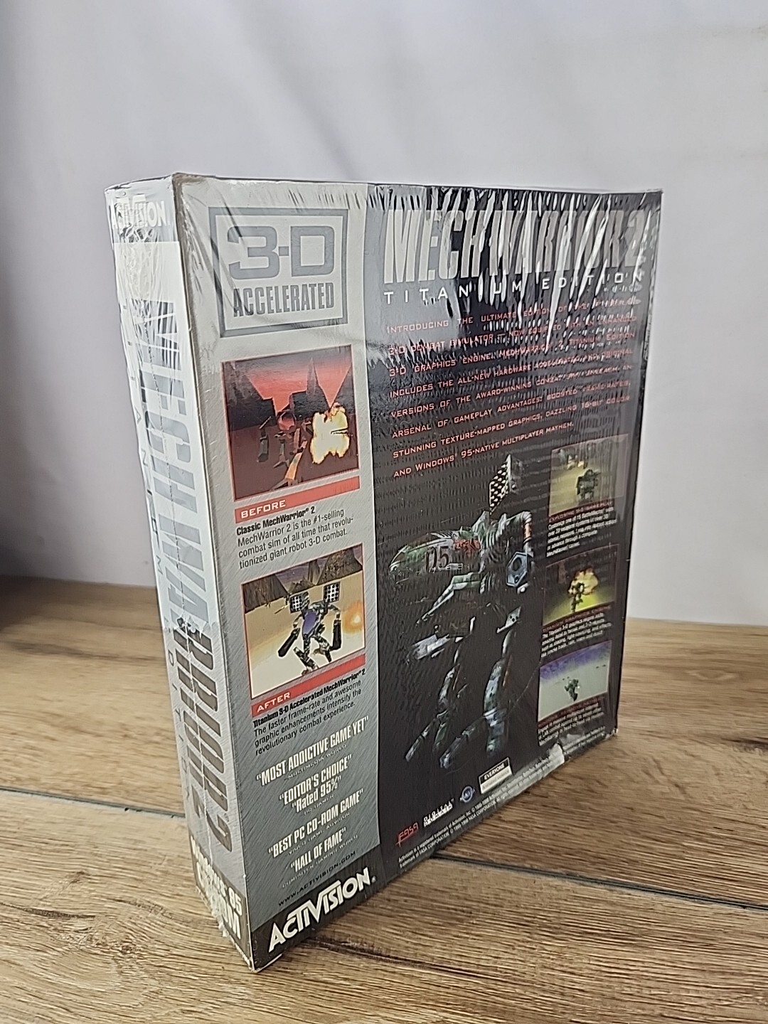 NEW & Sealed – MechWarrior 2: Titanium Edition (PC, 1998, CD-ROM) Big Box RARE
