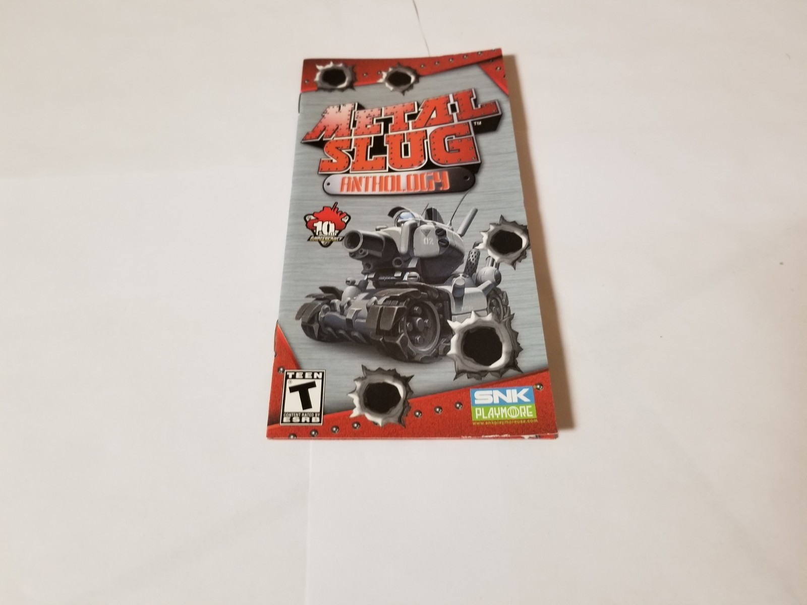 Metal Slug Anthology Sony PSP Instruction Manual Only