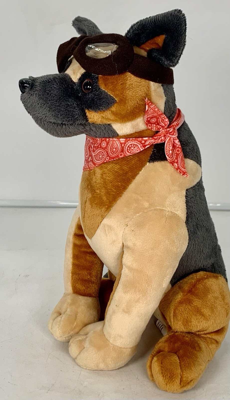 Fallout 4 Dogmeat Bethesda Plush Stuffed Animal Dog Bandana + Goggles