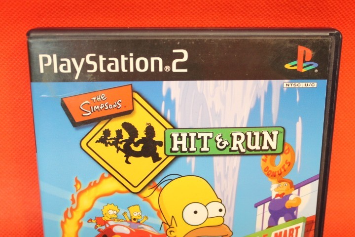 The Simpsons Hit & Run Sony PlayStation 2 PS2 Game CIB T NTSC-U/C