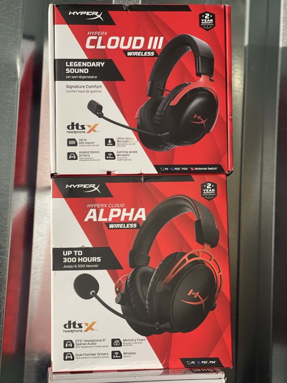HyperX Cloud Alpha PS5/PS4 Wireless DTS Headphones 4P5D4AA Black BRAND NEW