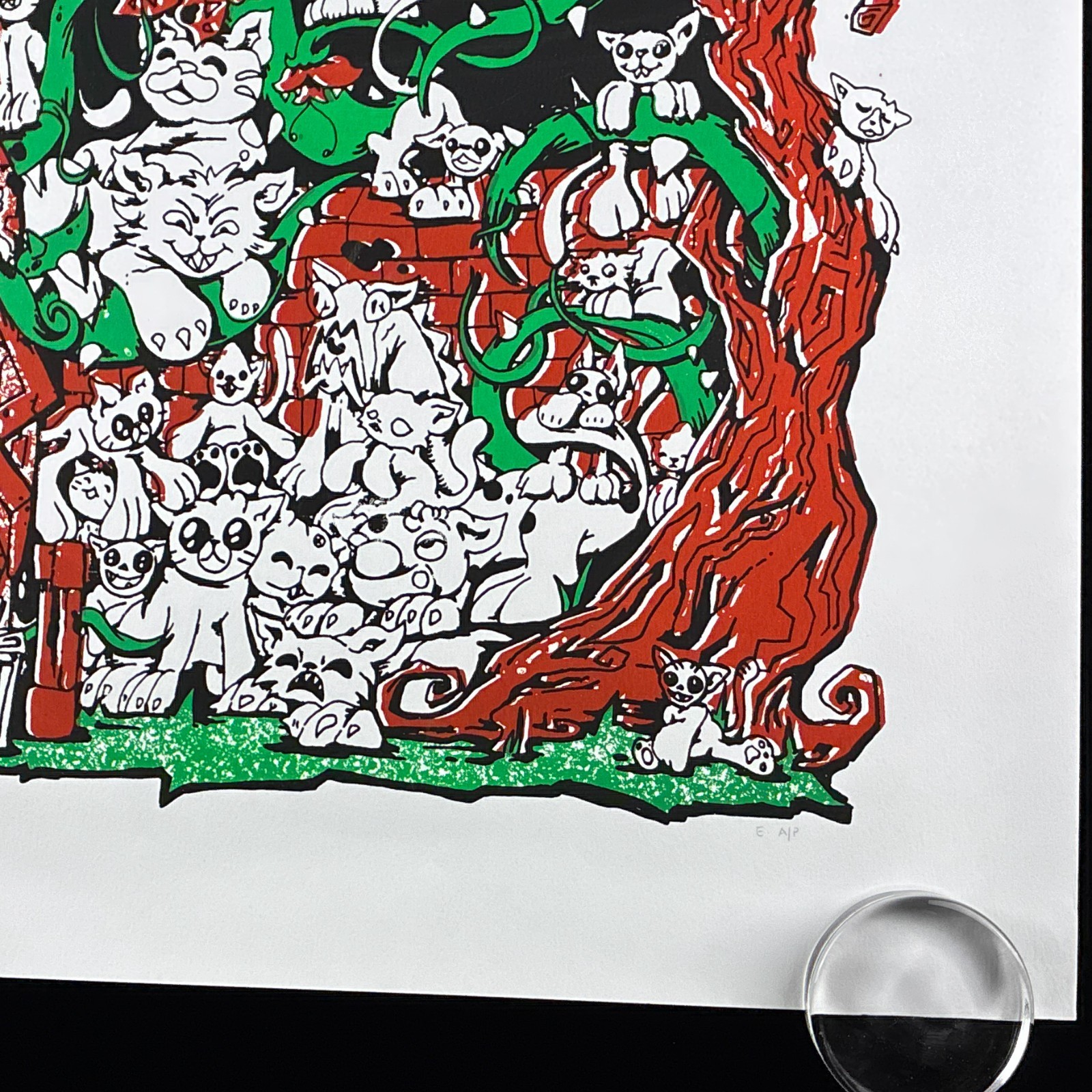 Official Ridiculon Mewgenics Limited Edition Run Screen-Print Poster Exclusive