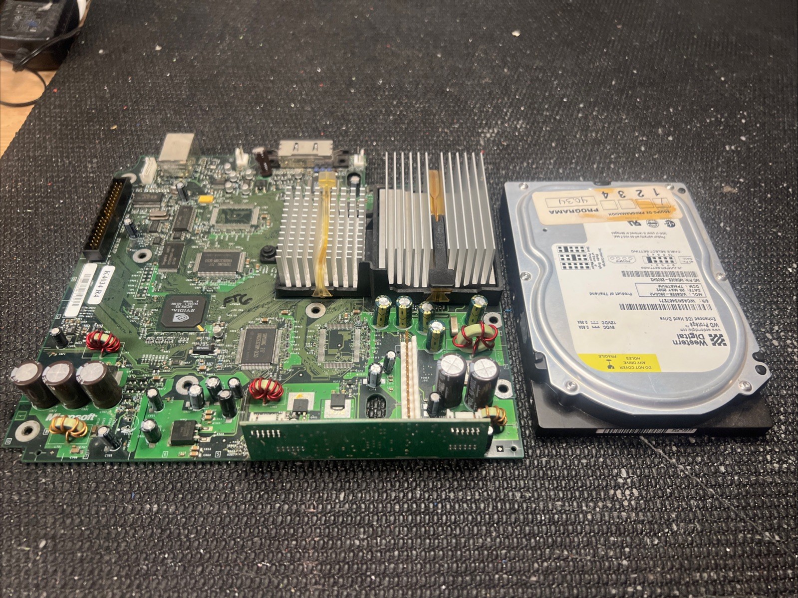 Original Xbox motherboard 1.0 w/HDD – Warranty Included