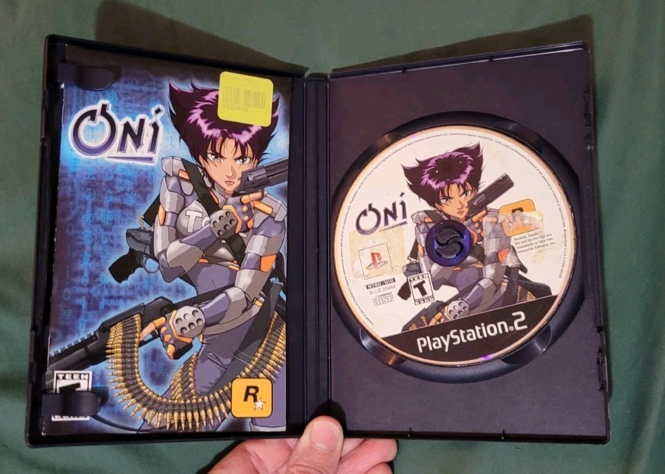 Oni (Sony PlayStation 2, 2001) In Case w Manual – Tested & Working (Read All)