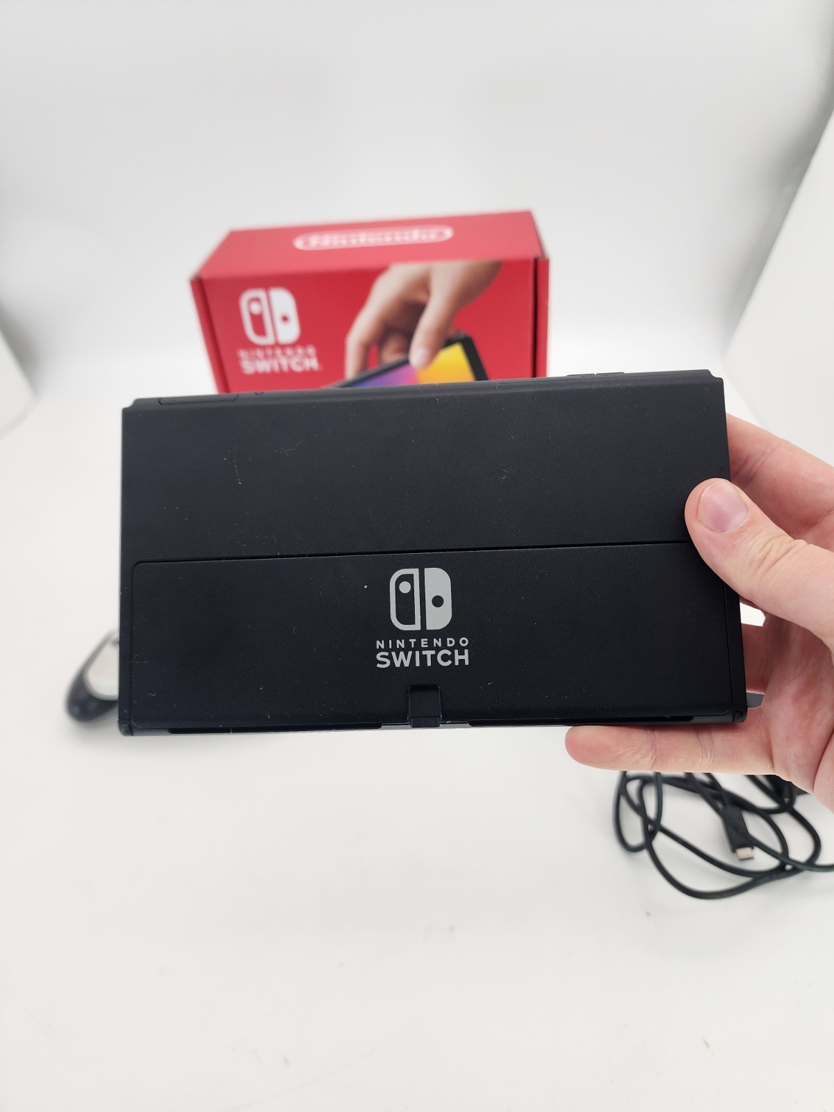 Nintendo Switch OLED Model HEG-001 Handheld Console – 64GB – White In Box