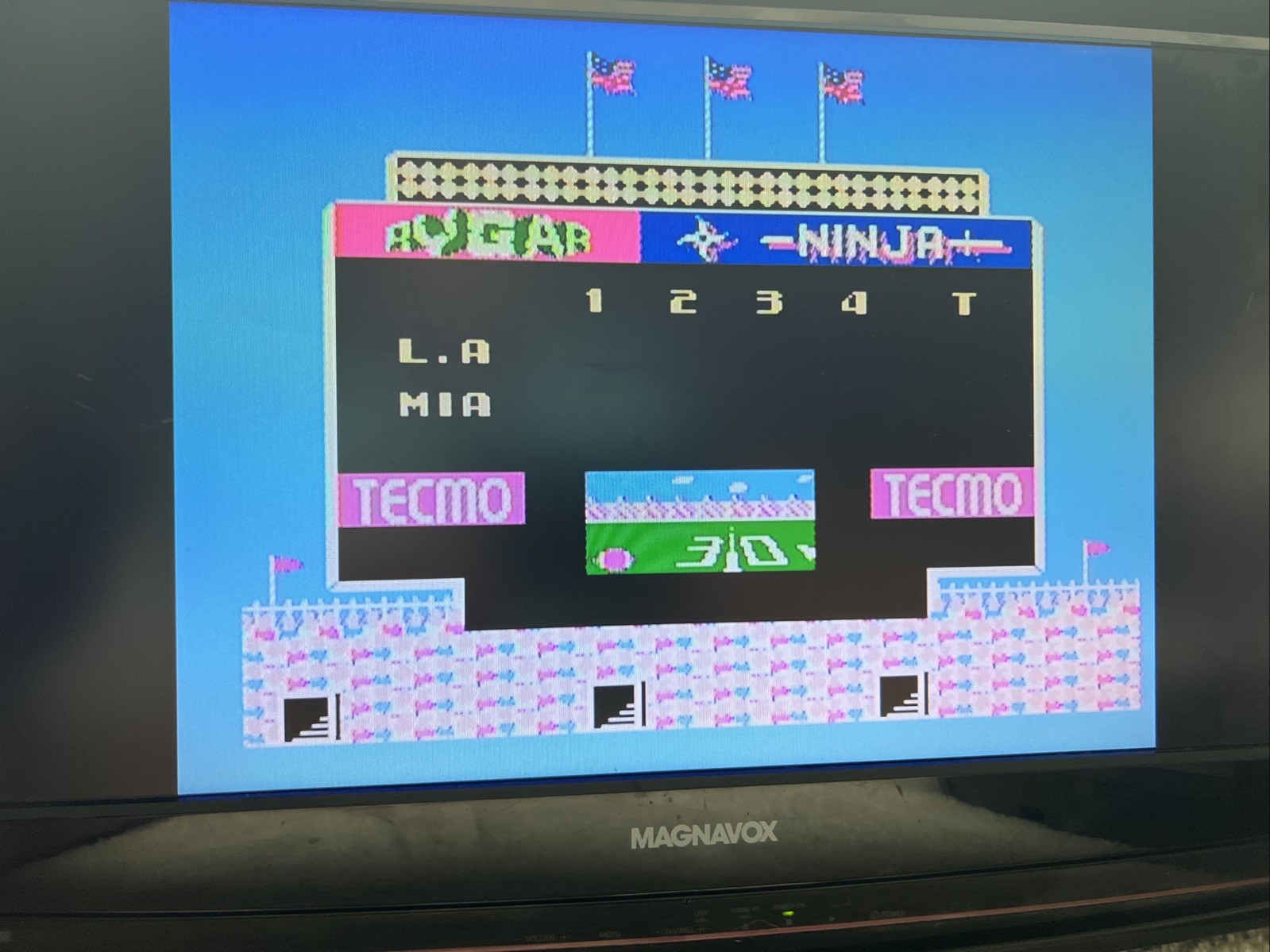 Nintendo NES Temco Bowl 1988 Instructions Booklet Tested Works NFL 8 Bit