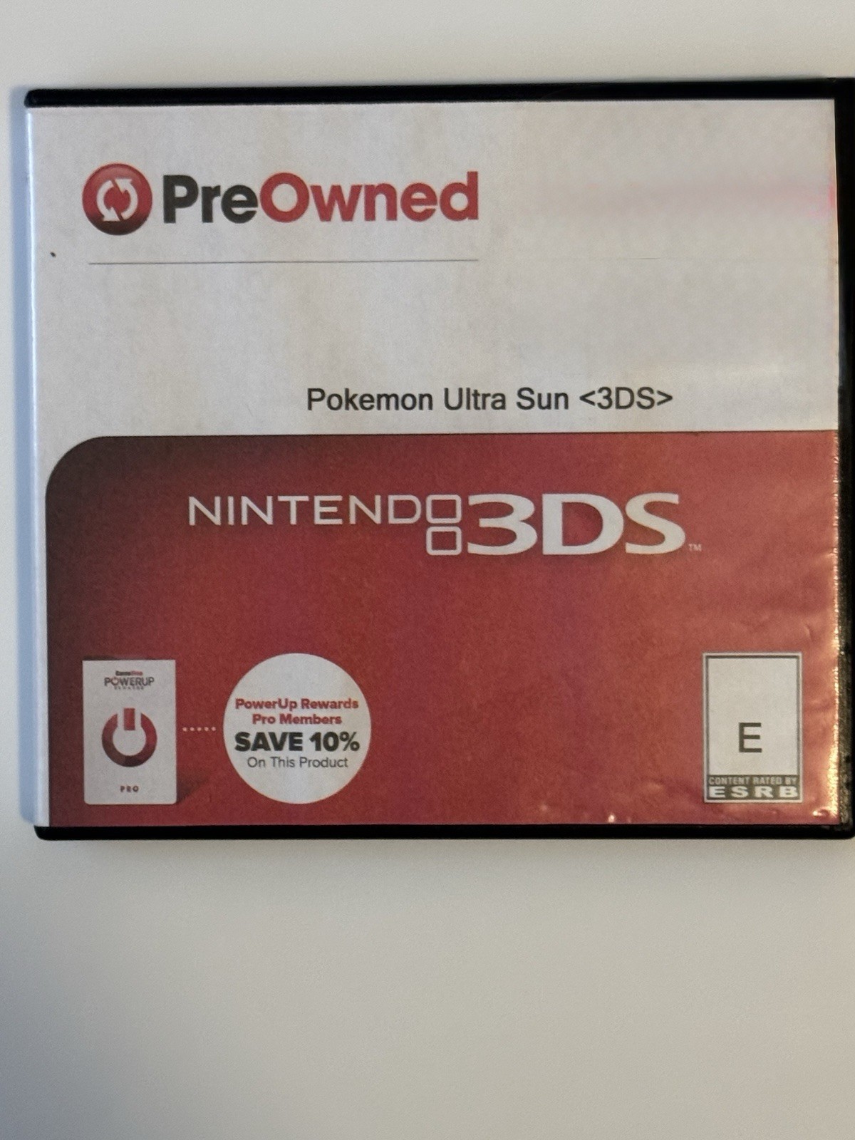 Pokemon Ultra Sun Nintendo 3DS Game Cartridge No Case Or Manual