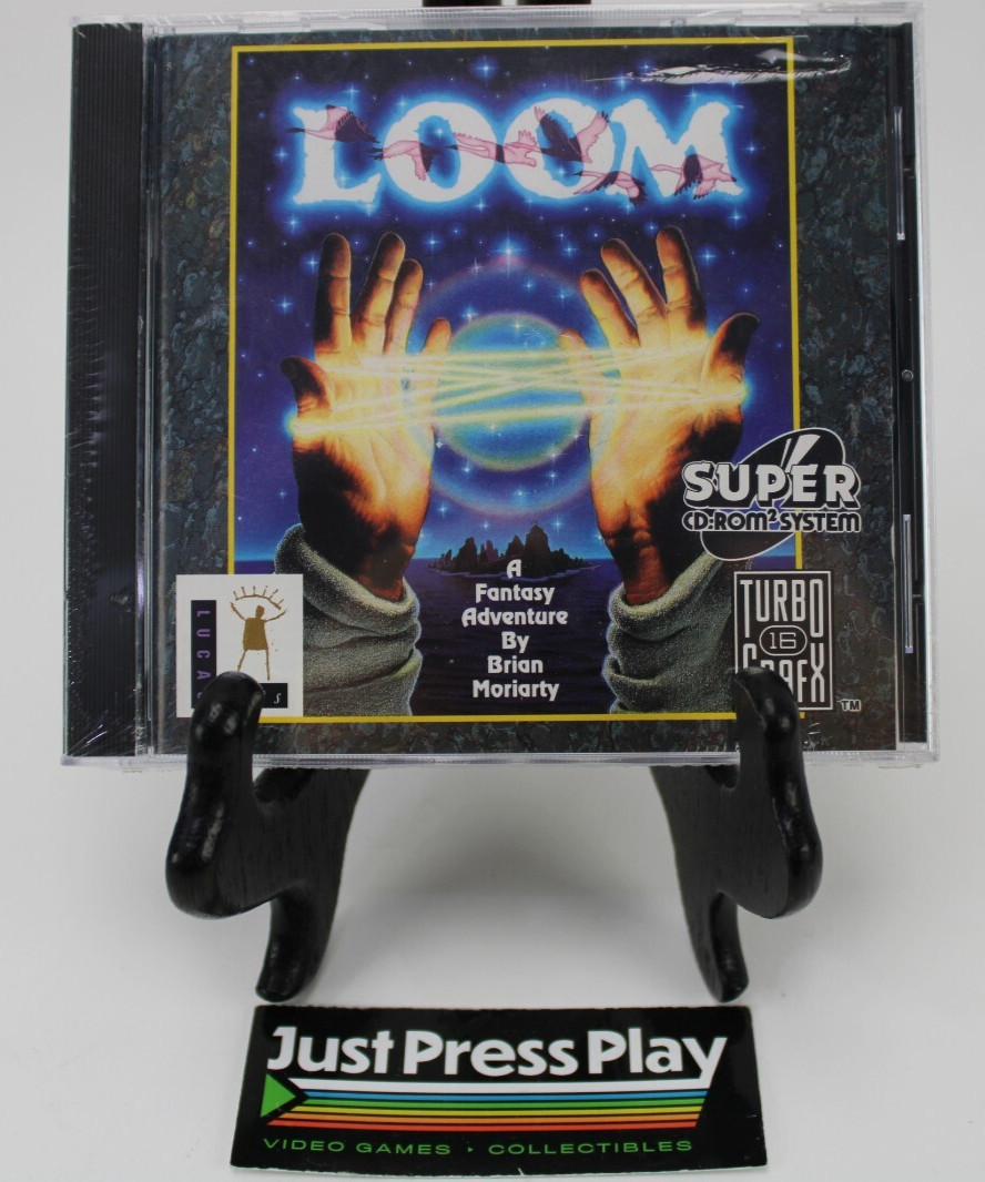 LOOM TurboGrafX-16 Super CD TurboDuo Rare! Factory Sealed