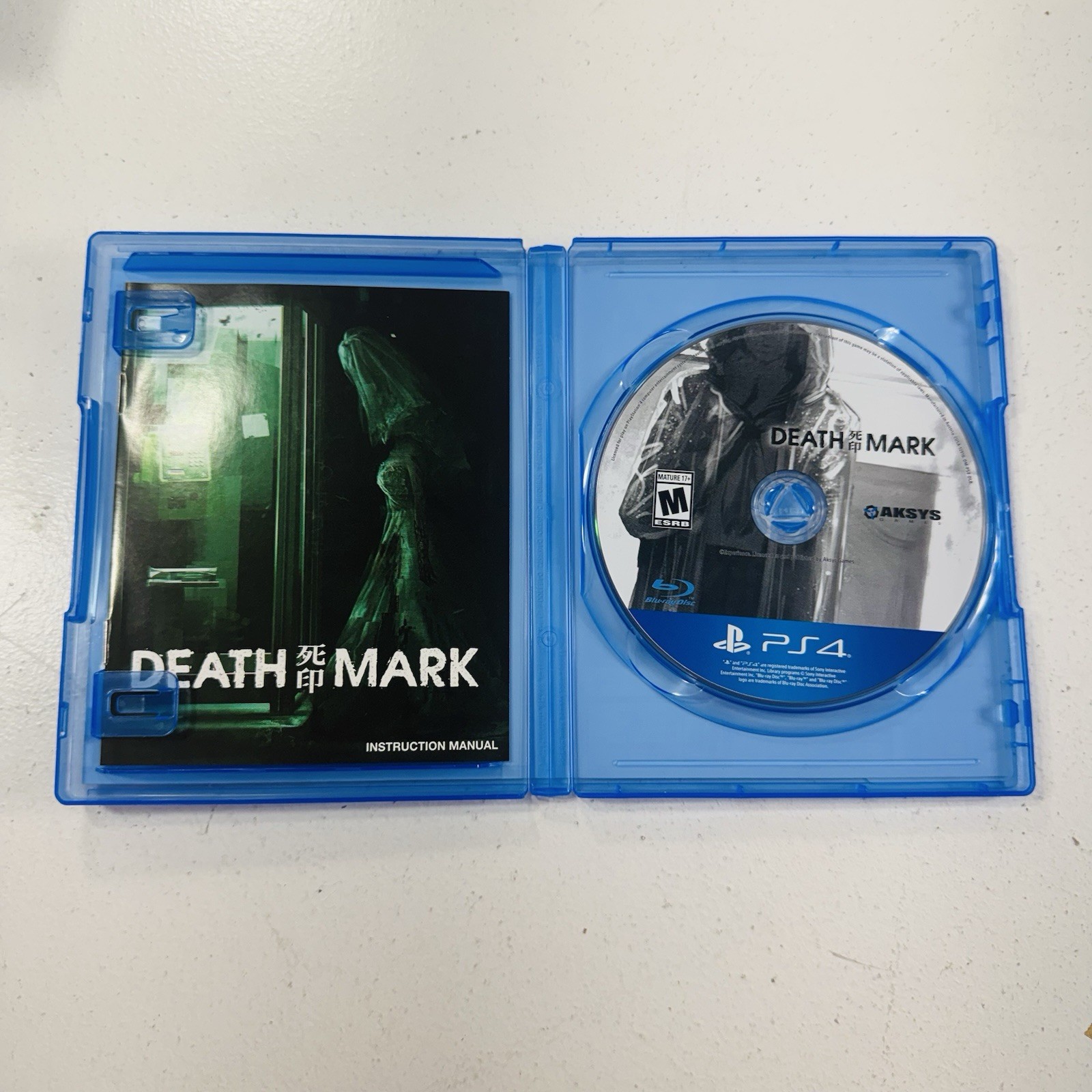Death Mark Sony PlayStation 4 Aksys TESTED & COMPLETE With Manual