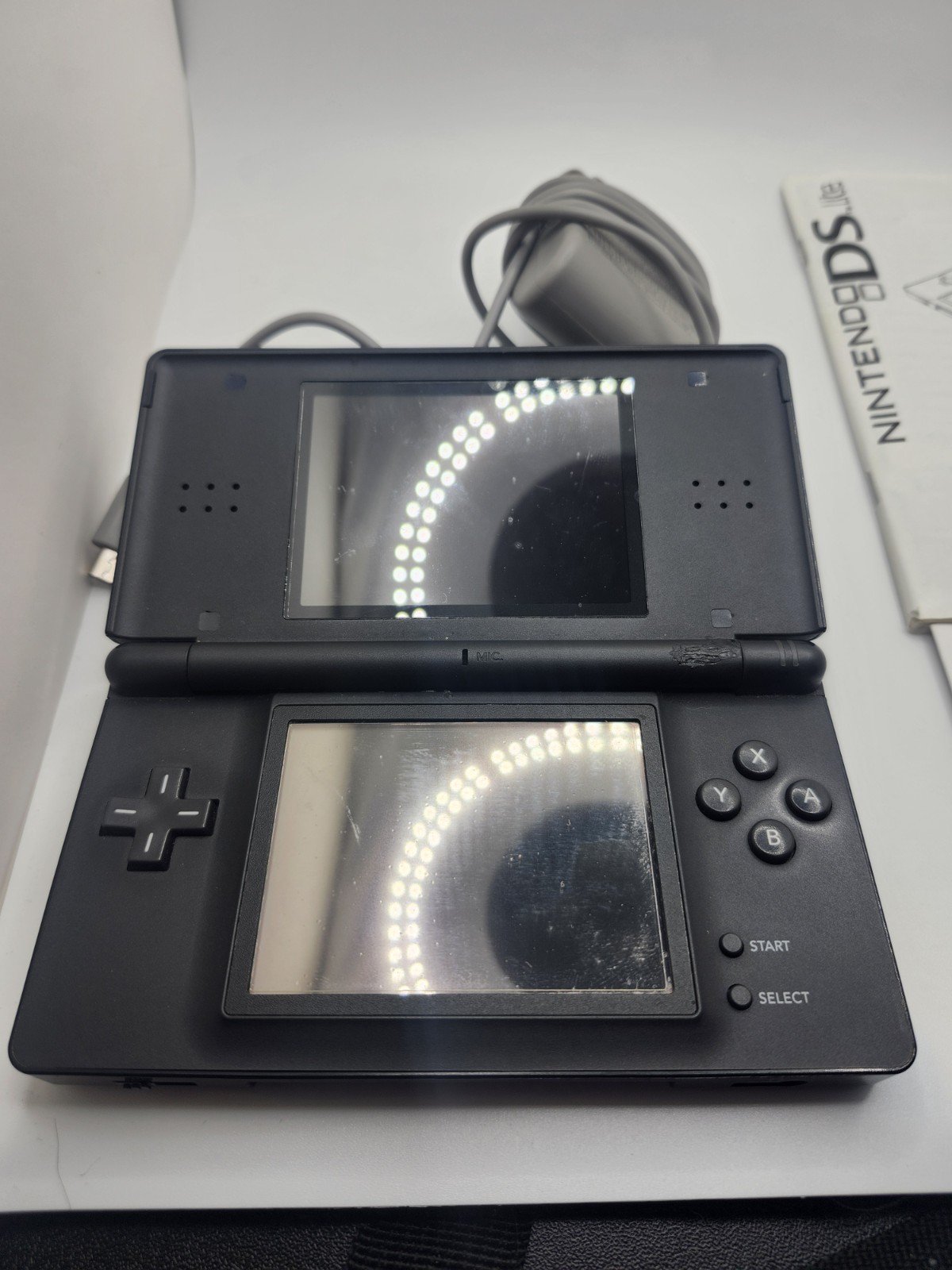 Nintendo DS Lite Console USG-001 with charger – Onyx Black