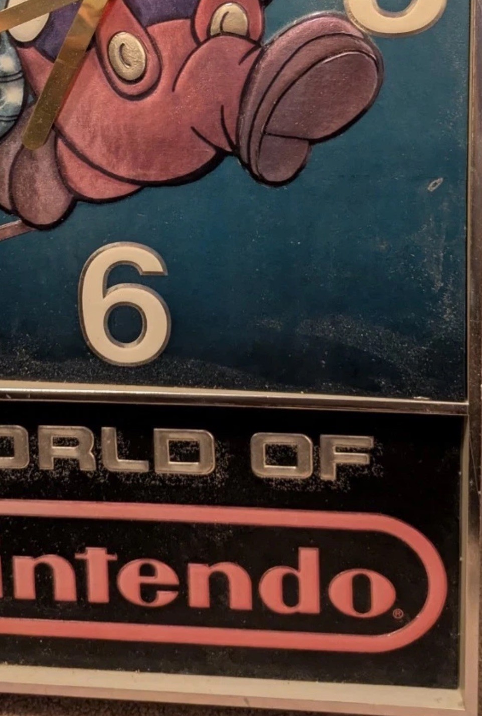 Nintendo NES Super Mario 2 Display Promo Sign Clock WON World Standee Original