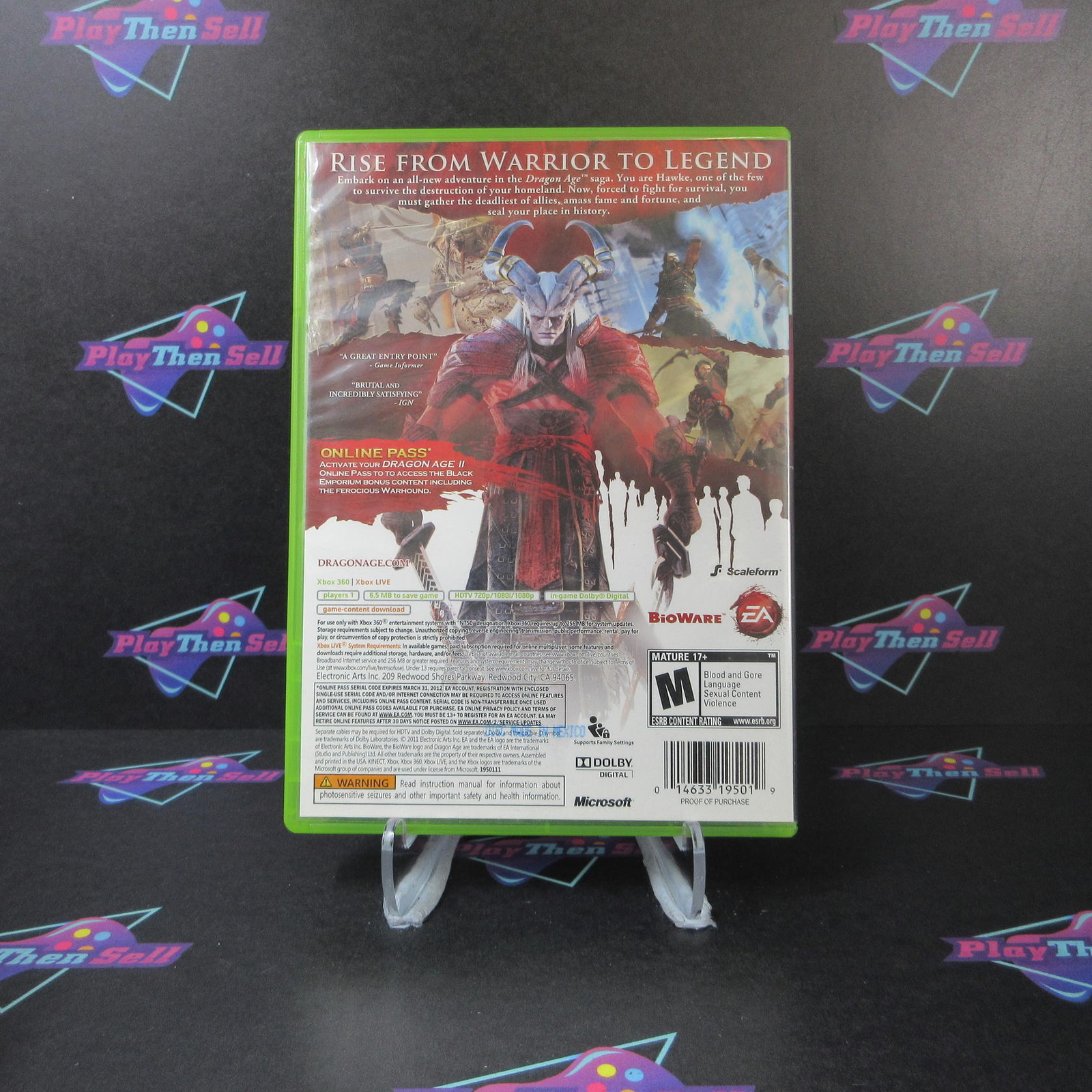 Dragon Age 2 – Xbox 360 Complete – 1 Year Warranty VG