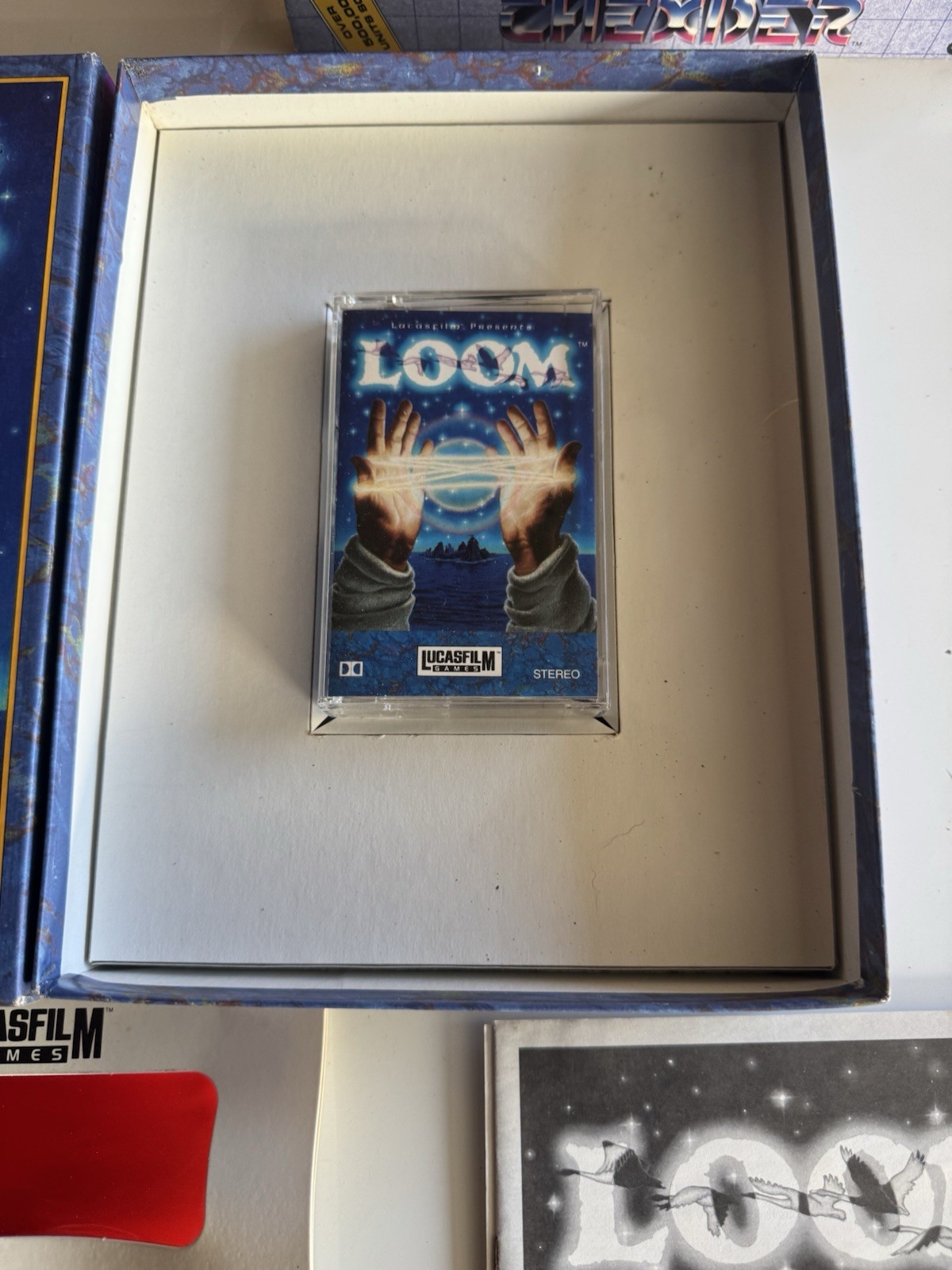 LOOM (Atari ST) COMPLETE IN BOX WITH SEALED CASSETTE TAPE/3.5″ Floppy, Lucasfilm