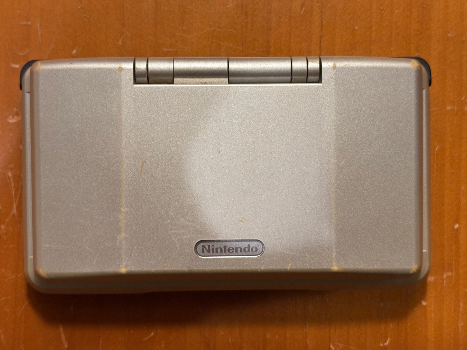 Nintendo DS Silver Handheld System – Fair Condition – TESTED AND WORKING (14D)