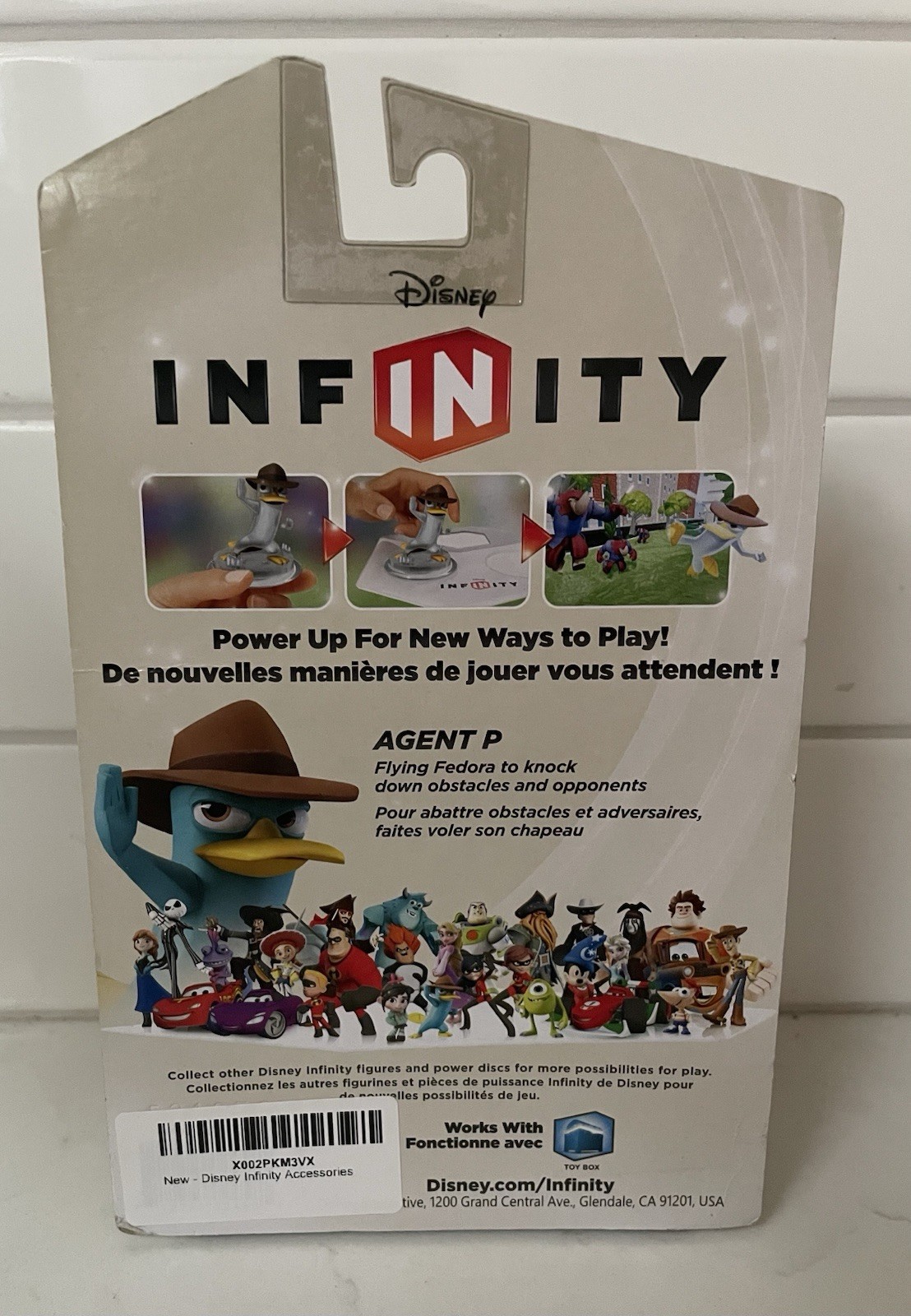 Disney Infinity Phineas and Ferb~Agent P~Platypus Crystal Figure Toys ‘R Us Exc
